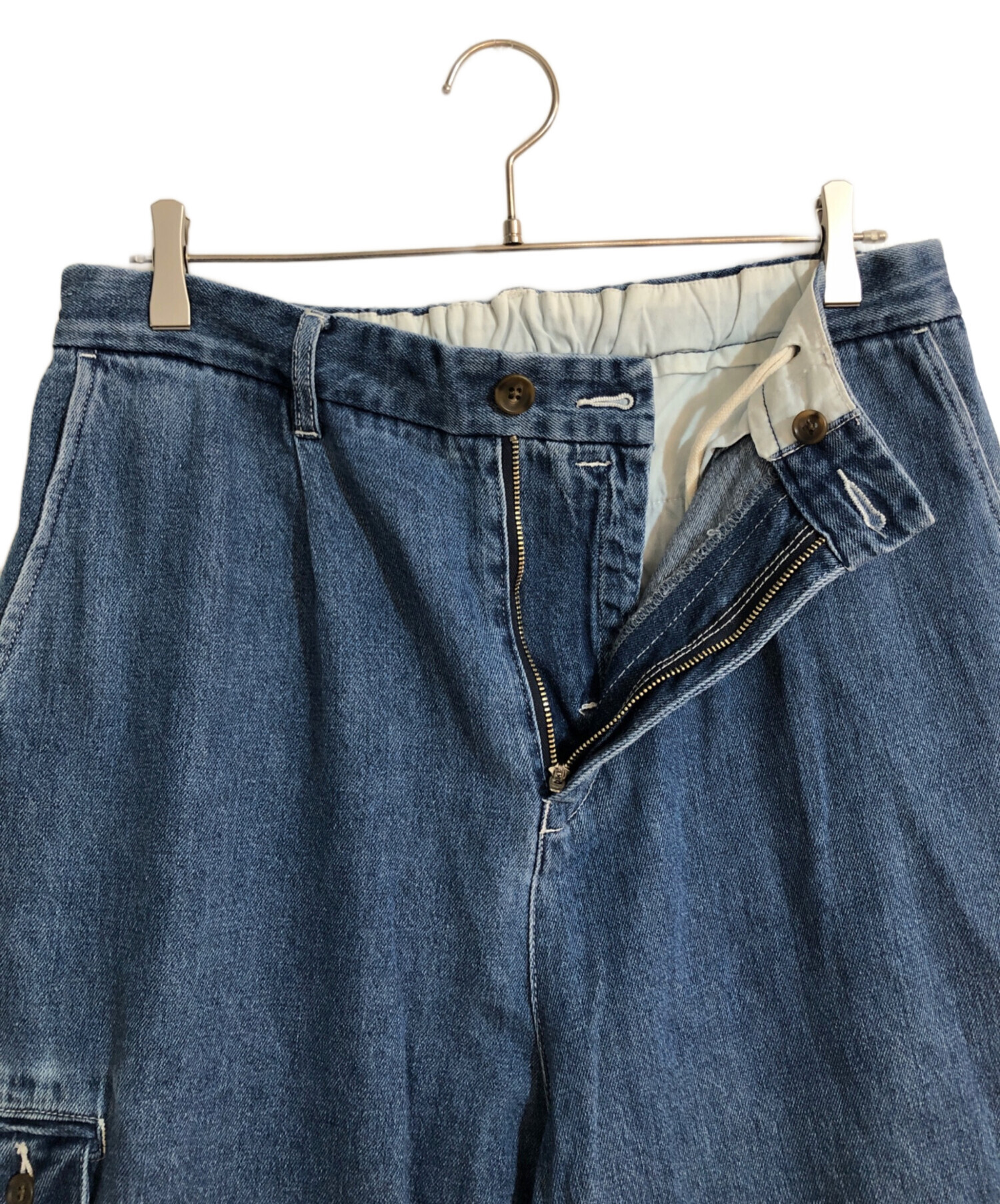 中古・古着通販】PWA (プア) LINEN MIX DENIM TROUSERS（リネン