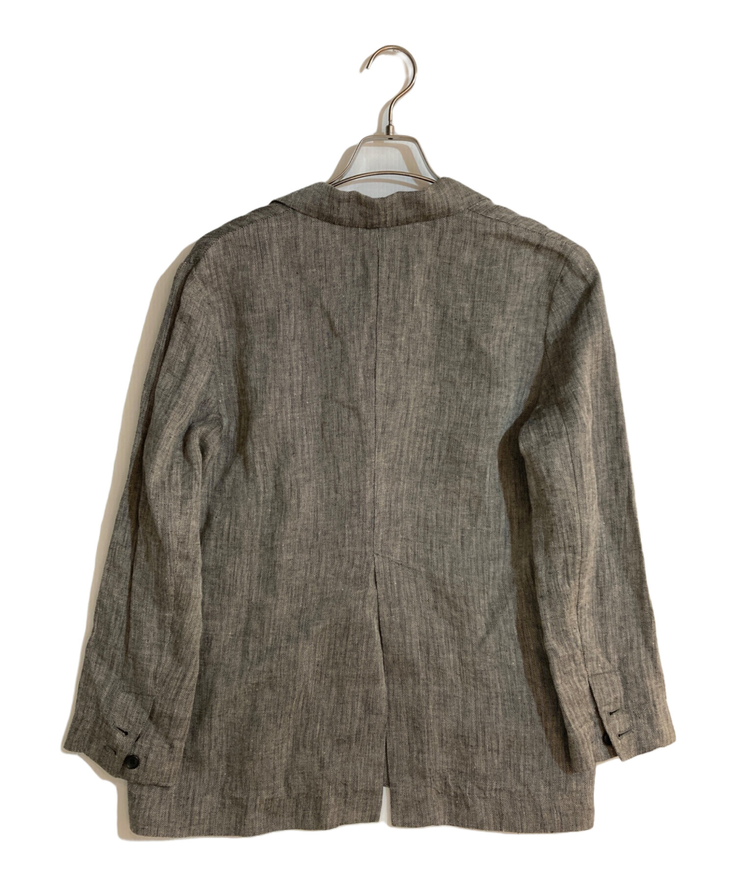 リネンエアリージャケット グレー Spick and span 追加》リネン