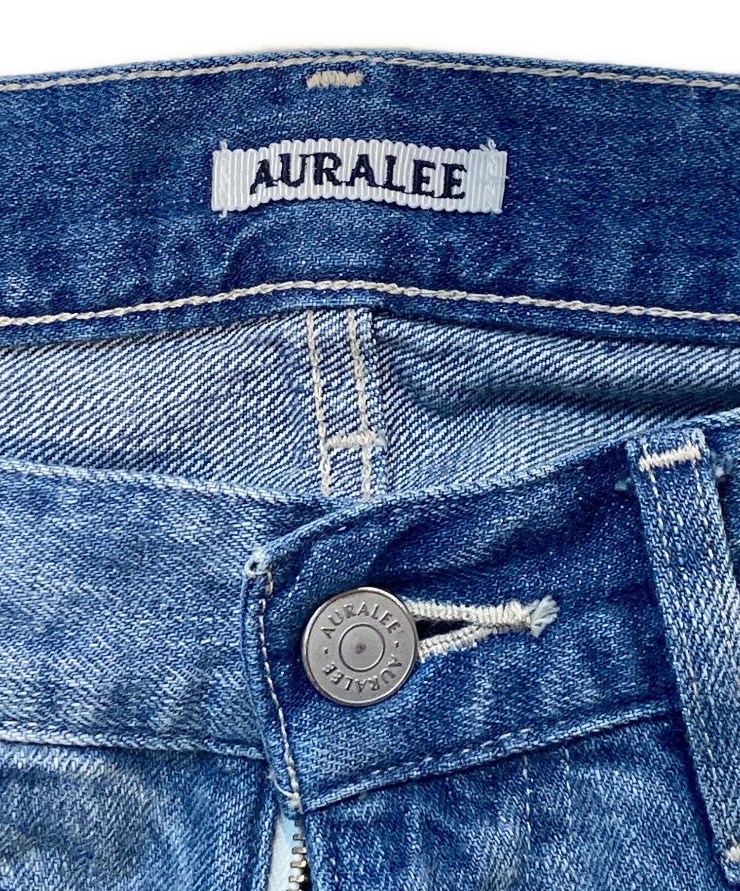 SELVEDGE LIGHT DENIM PANTS Indigo サイズ3 中古・古着通販】AURALEE 