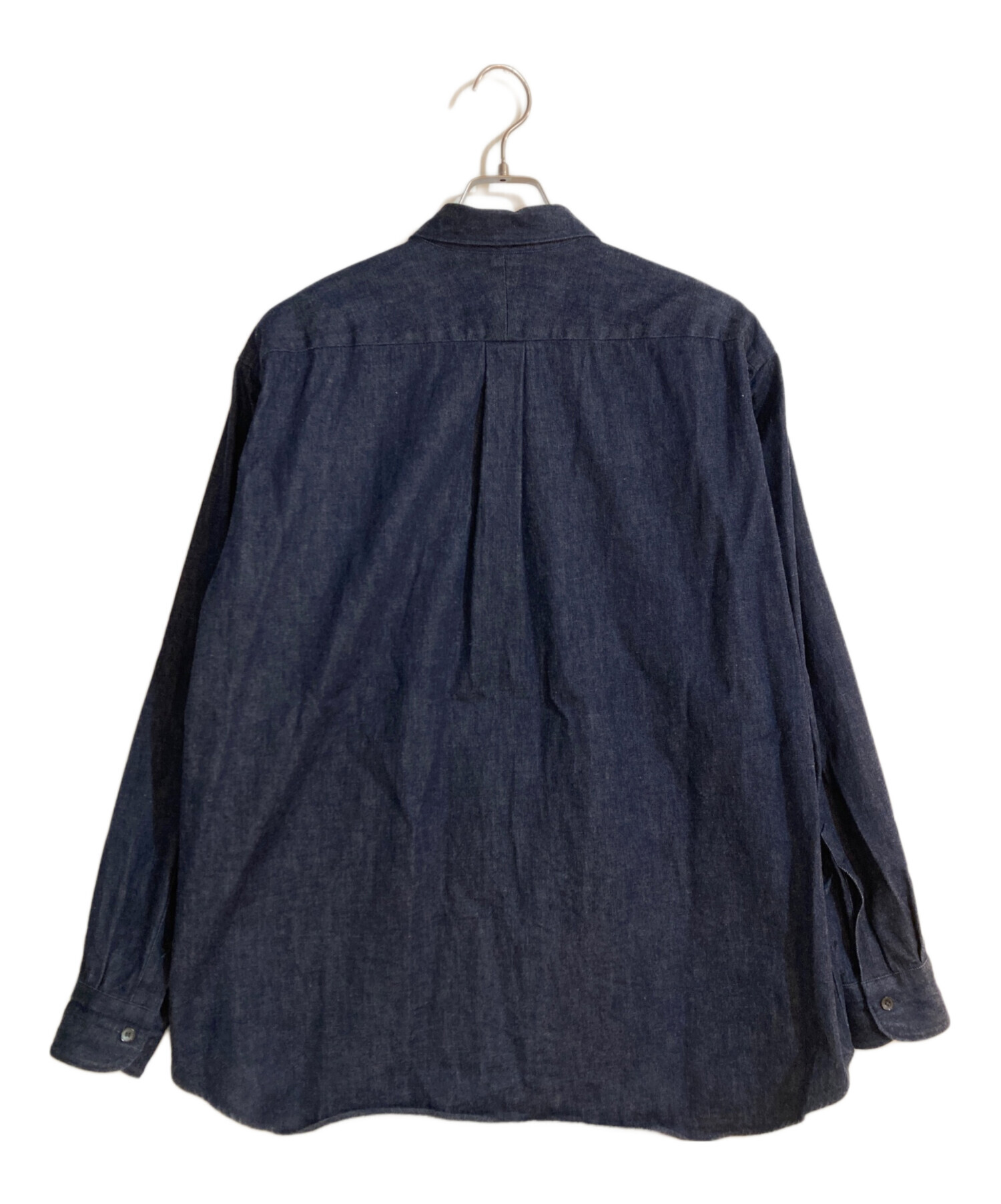 【美品】24SS COMOLI コモリシャツ　ネイビー サイズ2 コモリ コモリシャツ ネイビー 2 - COMOLI 24SS コモリシャツ ネイビー