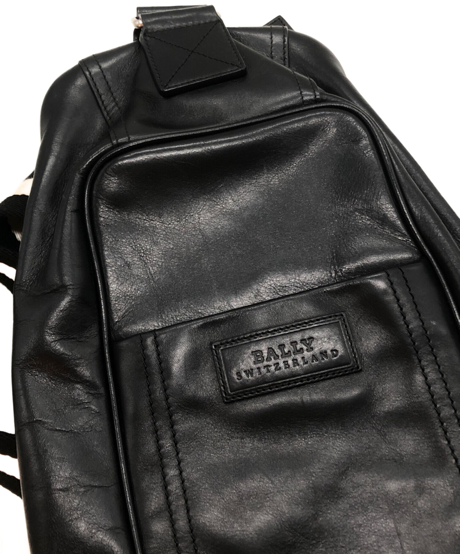 中古・古着通販】BALLY (バリー) レザーボディバッグ ブラウン 