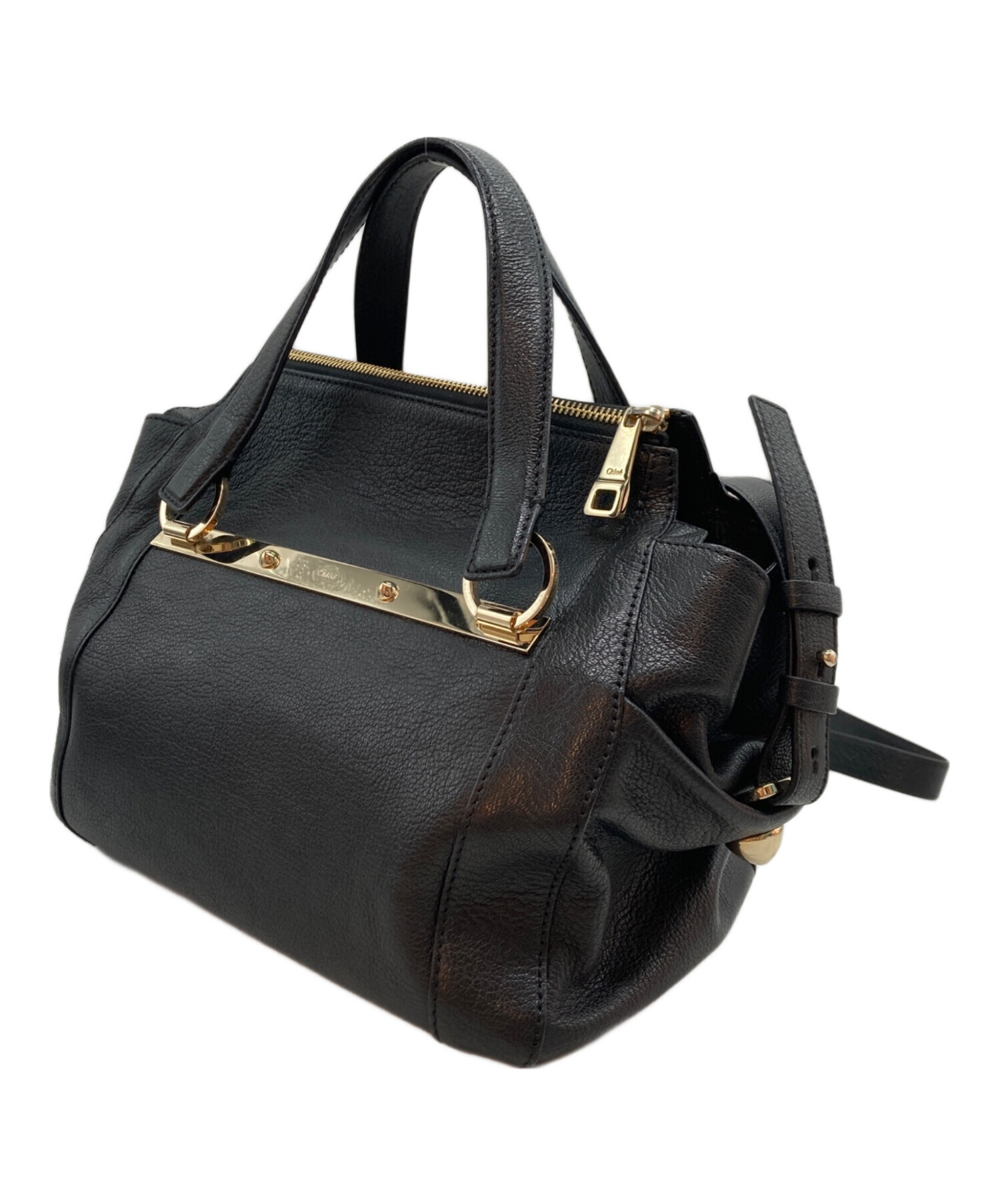 Chloe☆クロエ☆2wayバッグ☆ブラック Chloe クロエ ハンドバッグ 2WAY/ショルダーバッグ/CHLOE SENSE