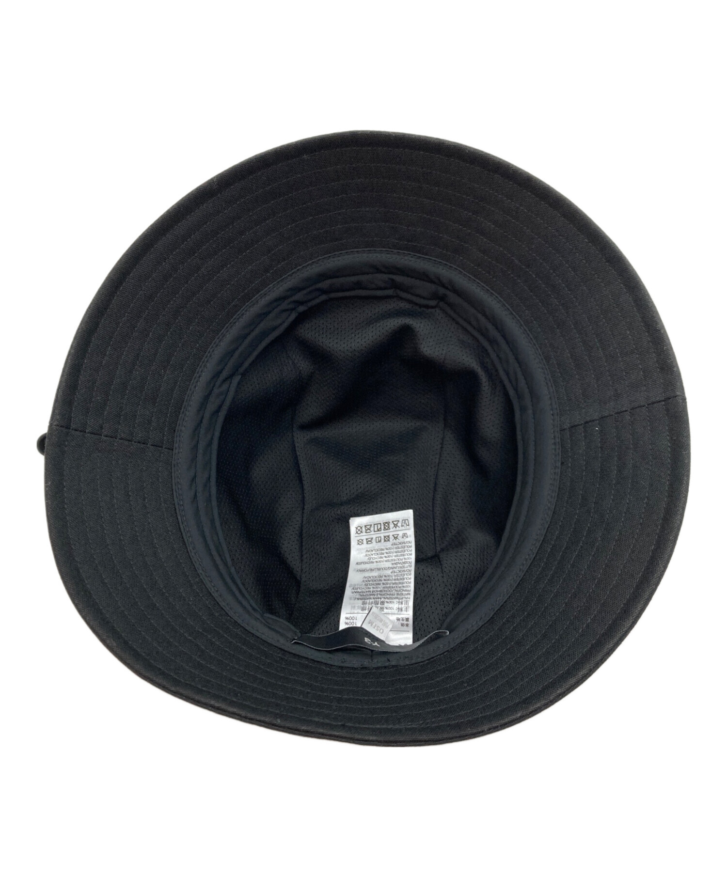 Y-3 バケットハット中古 中古・古着通販】Y-3 (ワイスリー) バケットハット ブラック｜ブランド