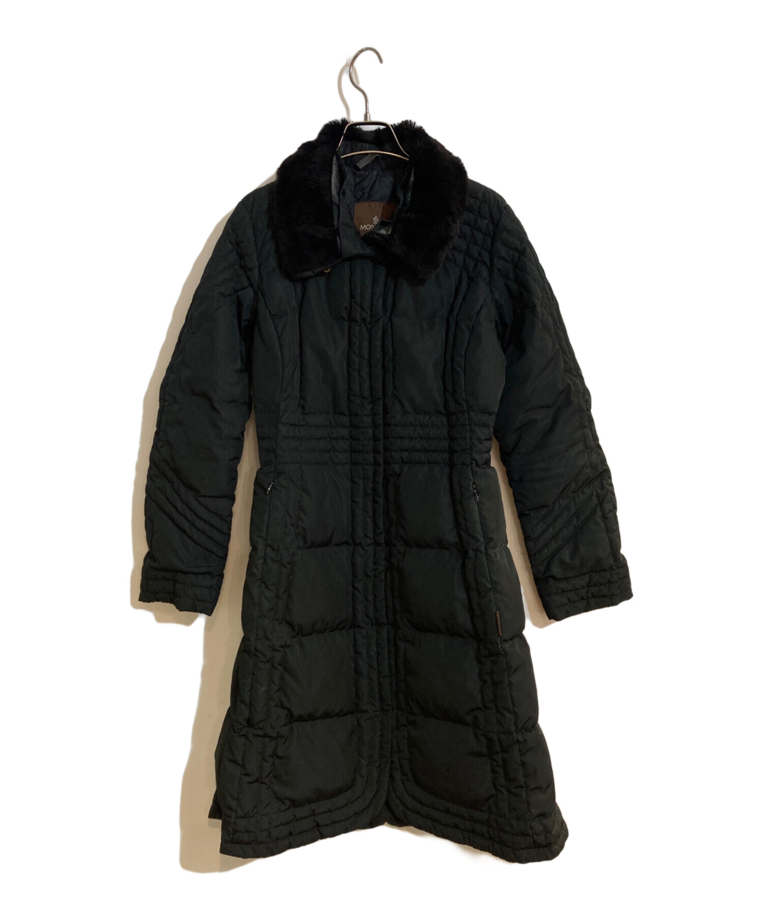 中古・古着通販】MONCLER (モンクレール) ダウンコート ブラック 