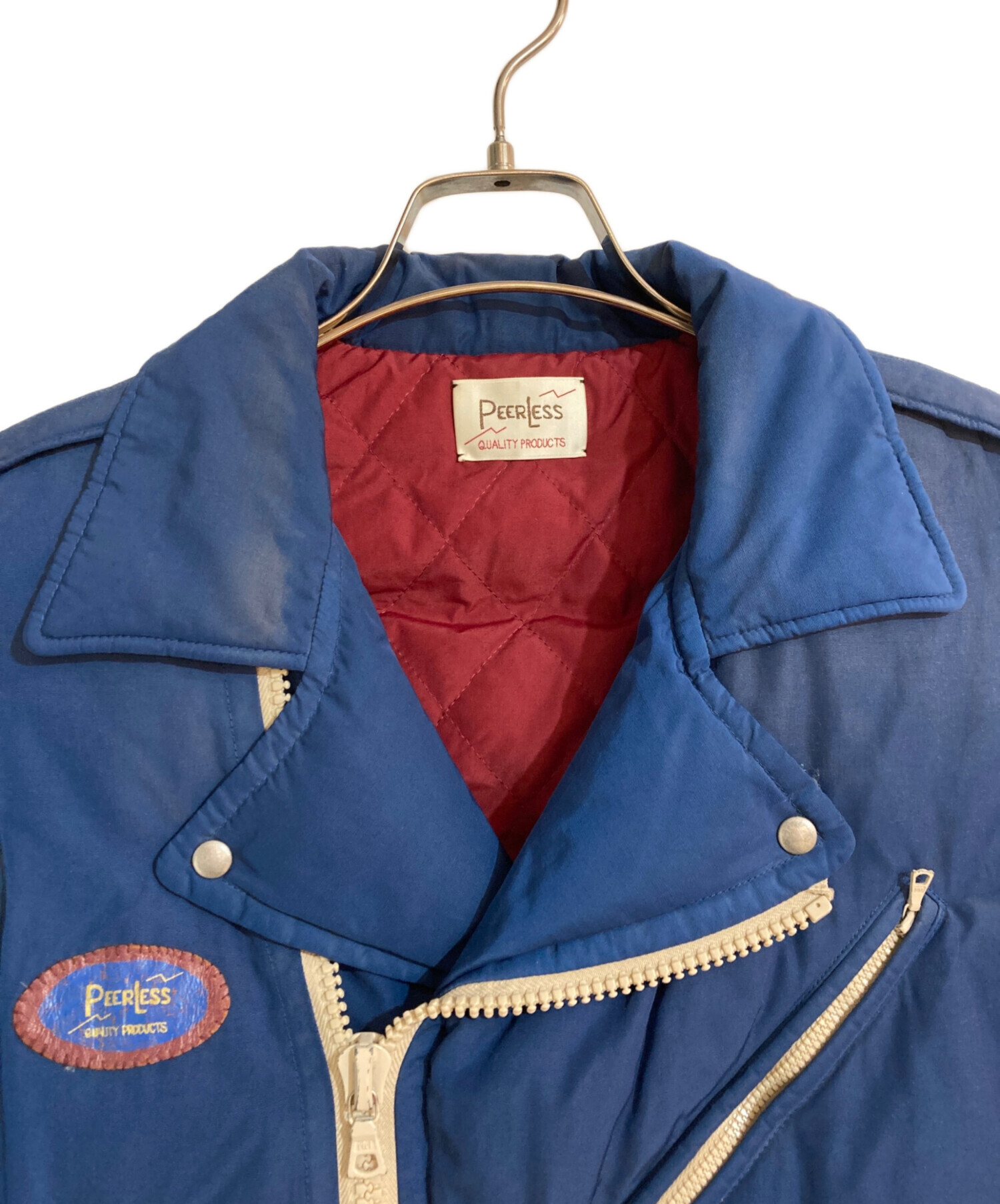 中古・古着通販】VISVIM (ビズビム) STRABLER DOWN VEST ブルー サイズ