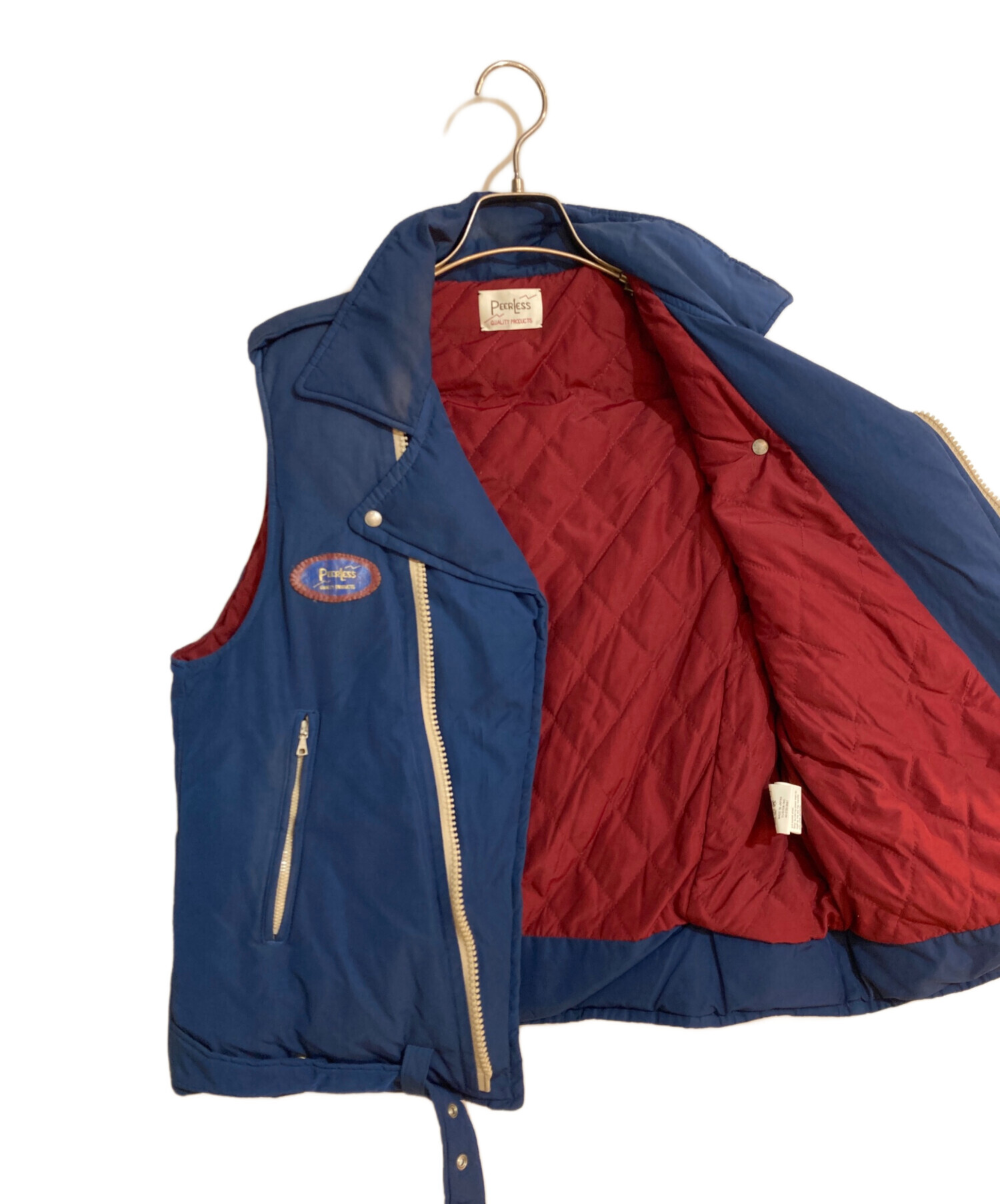 中古・古着通販】VISVIM (ビズビム) STRABLER DOWN VEST ブルー サイズ