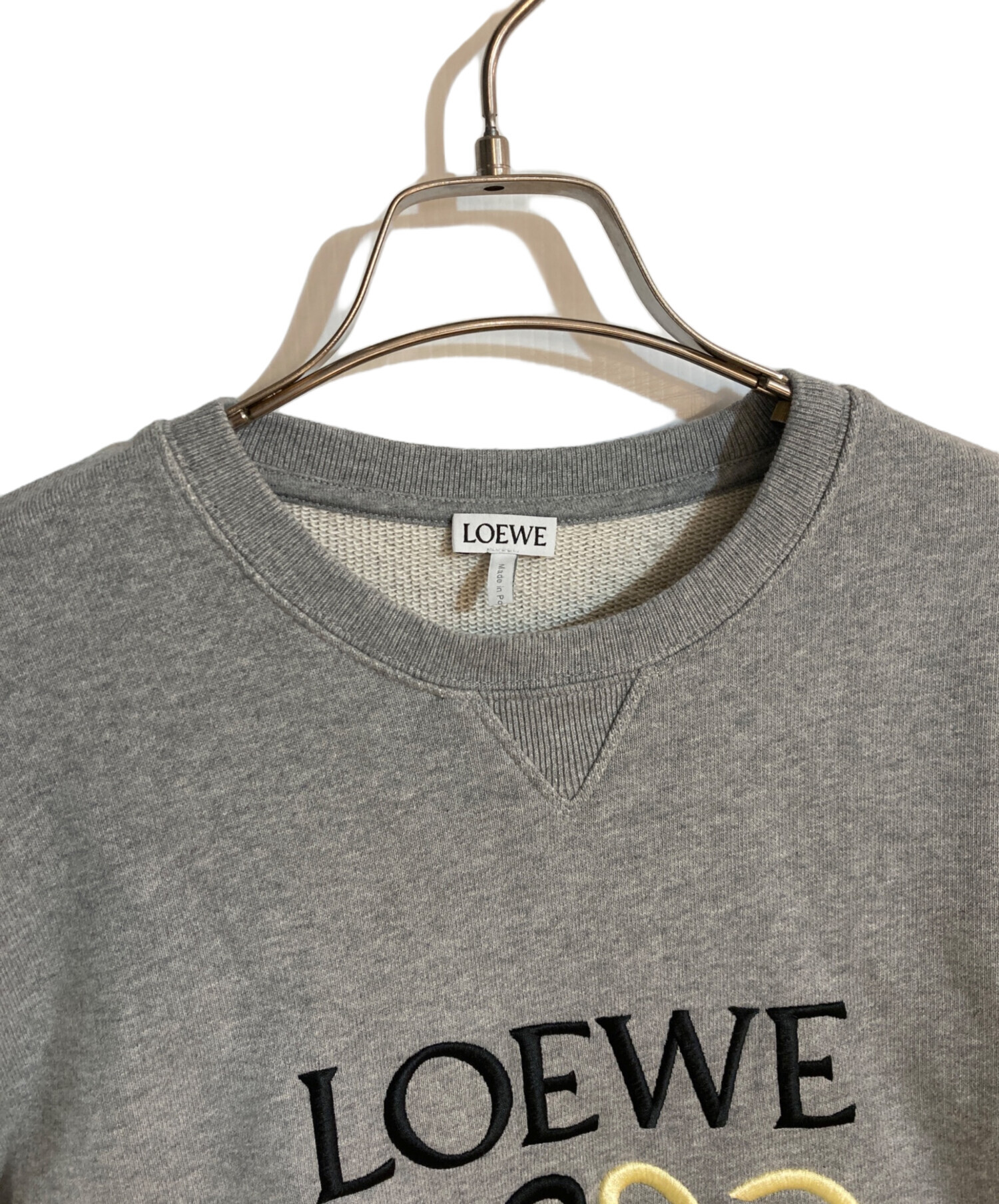 中古・古着通販】LOEWE (ロエベ) ト アナグラムロゴ刺繍スウェット