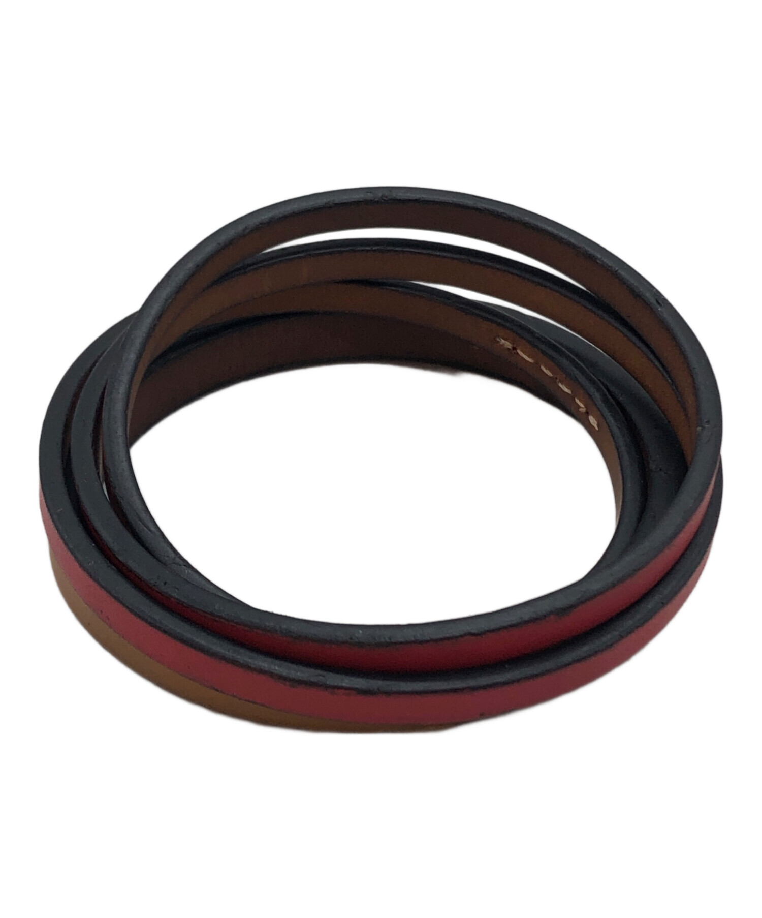 中古・古着通販】LOEWE (ロエベ) ダブルバングルセット レッド