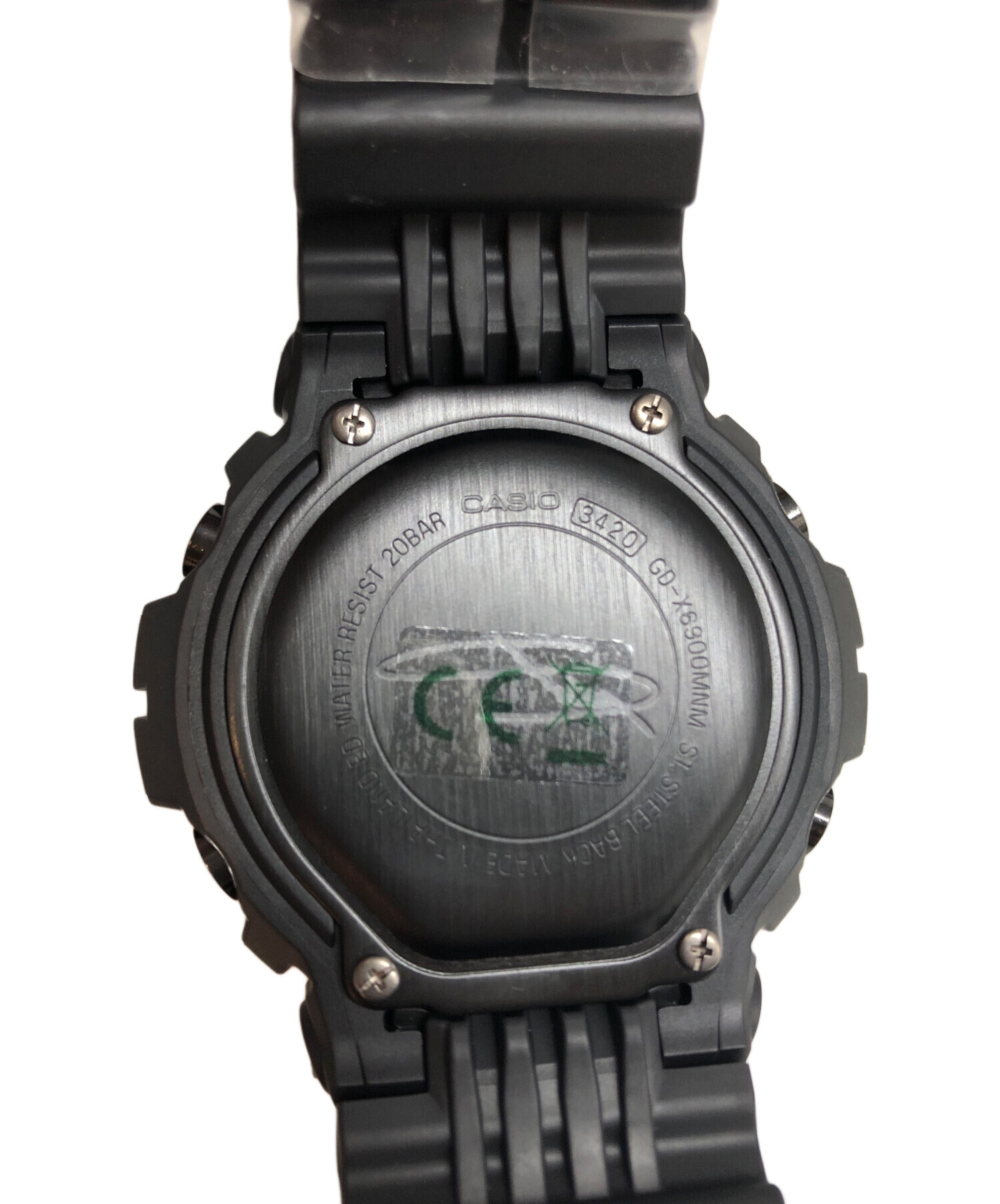 中古・古着通販】CASIO (カシオ) デジタルウォッチ ブラック 未使用品 