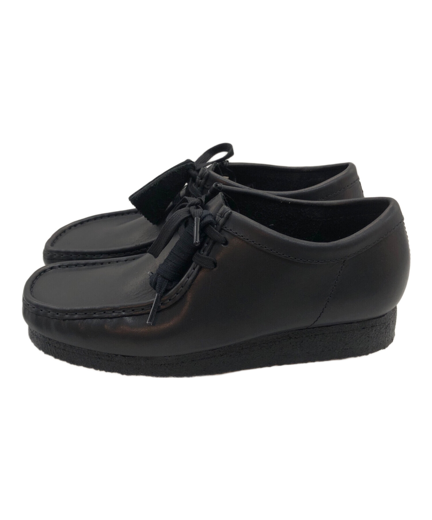 クラークス ワラビー wallabee CLARKS ブラック 古着 Clarks クラークス ワラビー ロー CLARKS WALLABEE UK規格 26155514