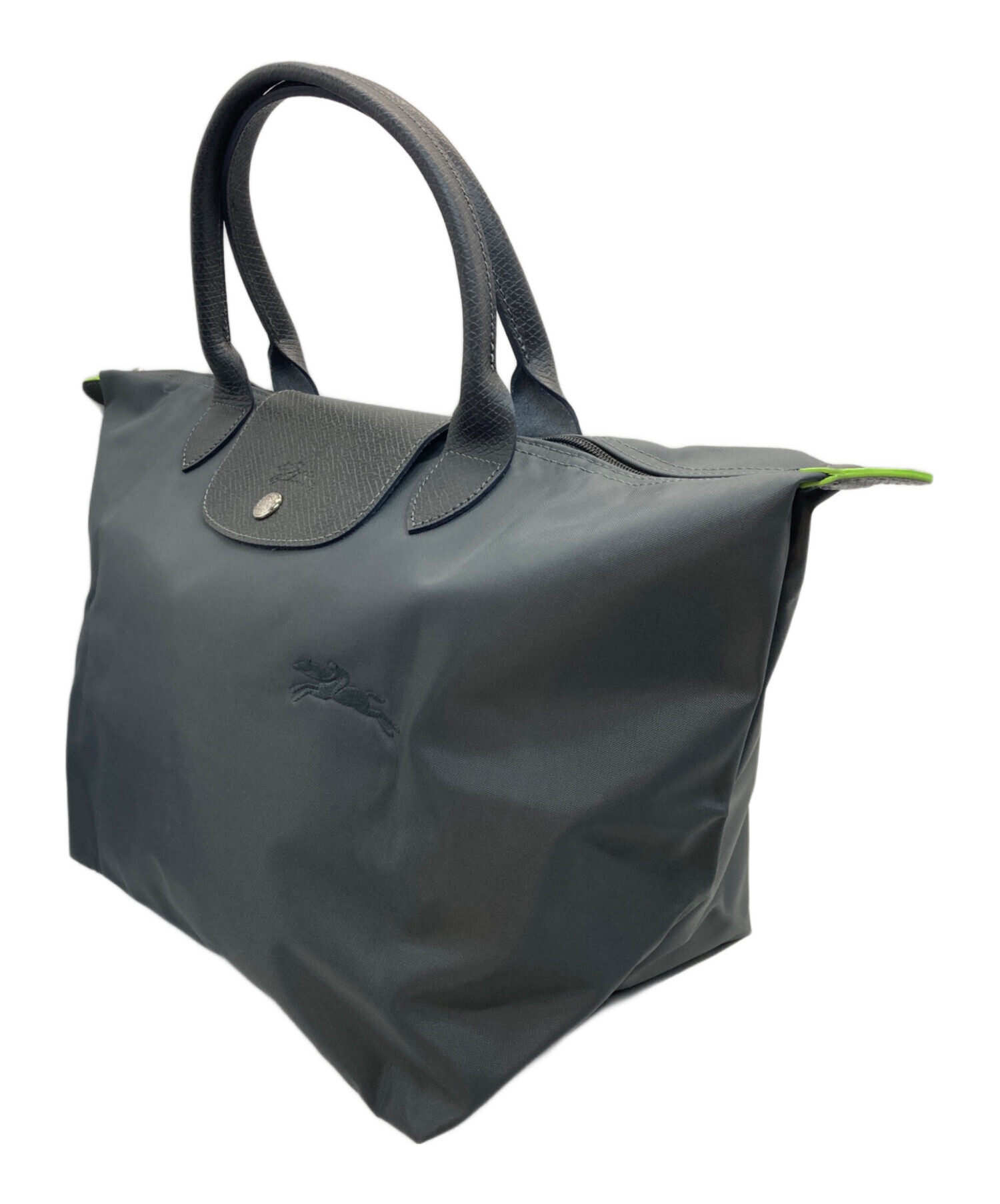 中古・古着通販】LONGCHAMP (ロンシャン) ル プリアージュR グリーン M 