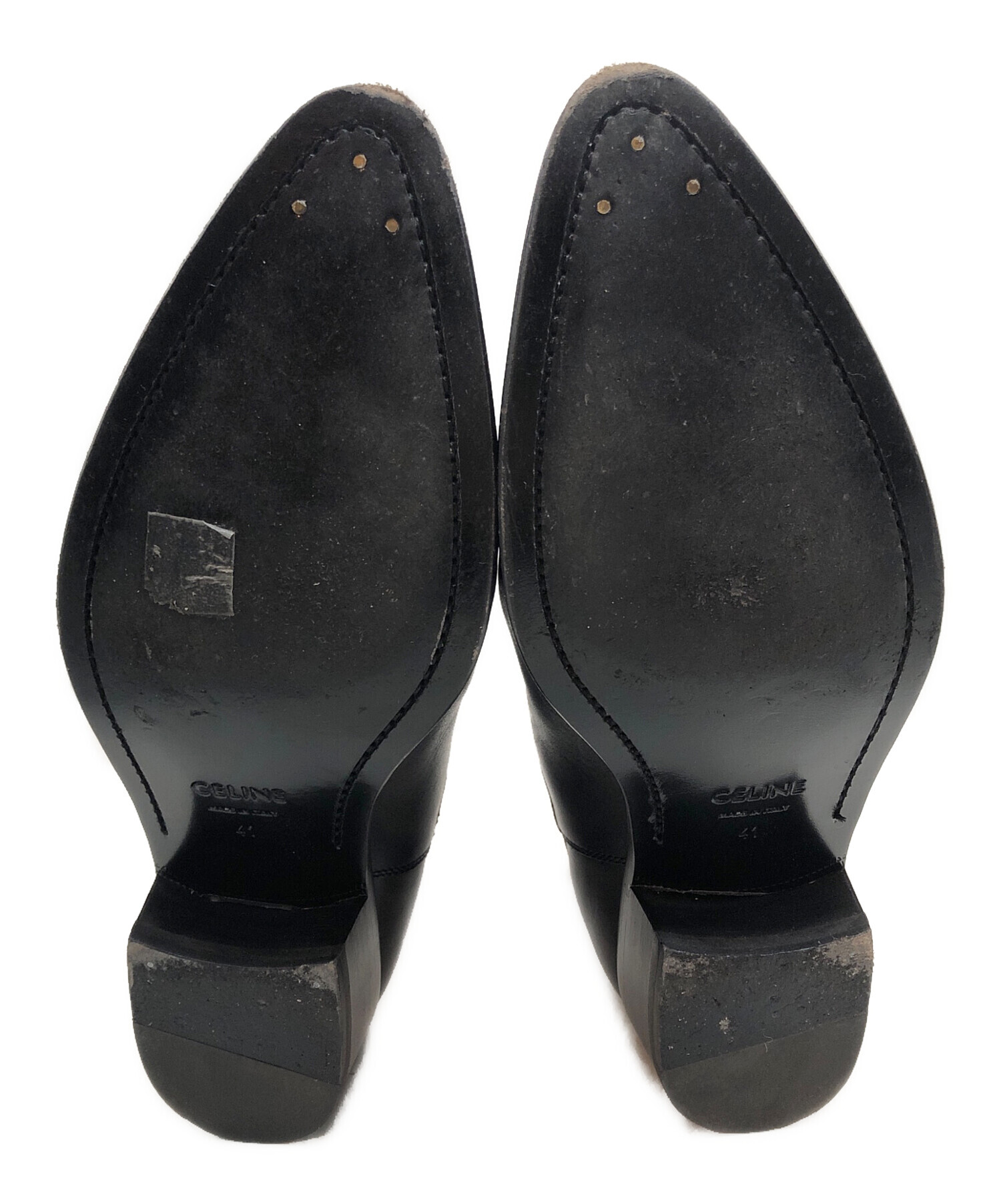 中古・古着通販】CELINE (セリーヌ) チェルシーブーツ ブラック サイズ 