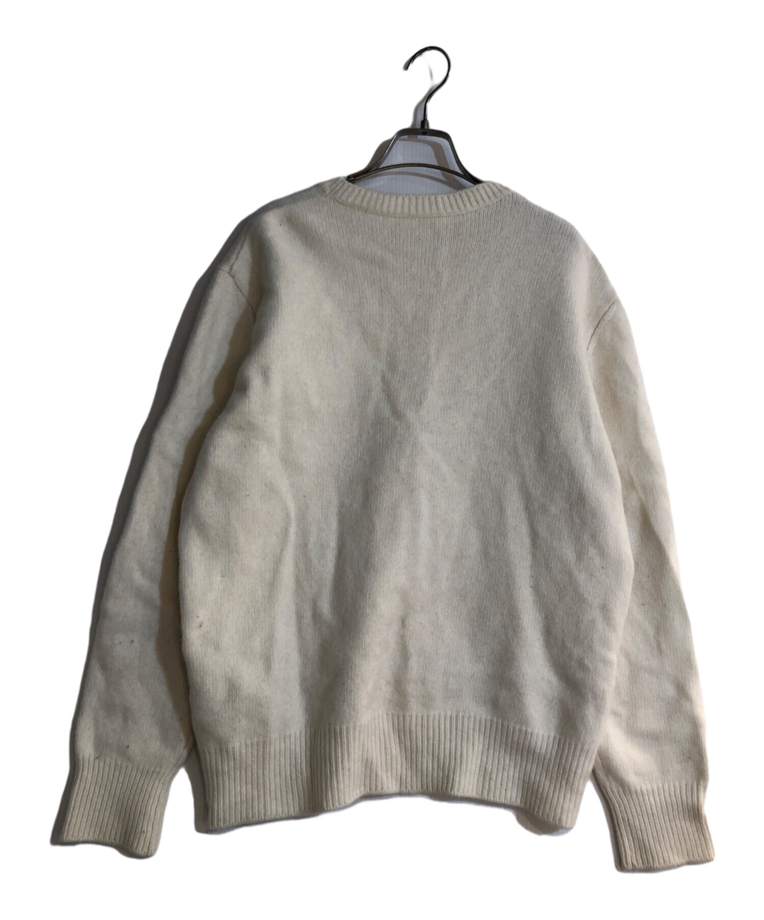 中古・古着通販】maison kitsune (メゾンキツネ) 刺繍クルーネック 