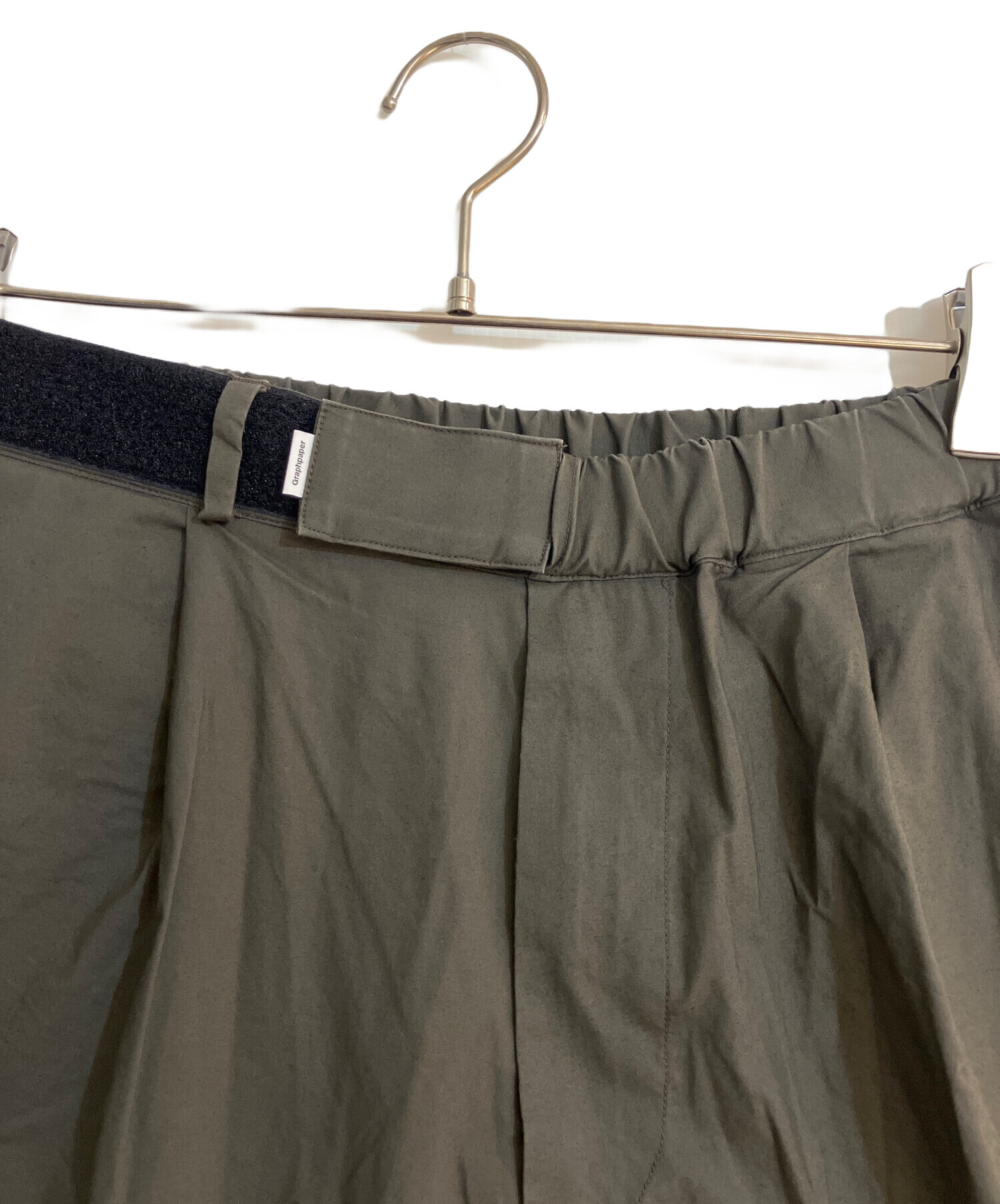 パンツ Stretch Typewriter Wide Chef Shorts (F) Graphpaper Stretch Typewriter Wide Tuck Chef Shorts