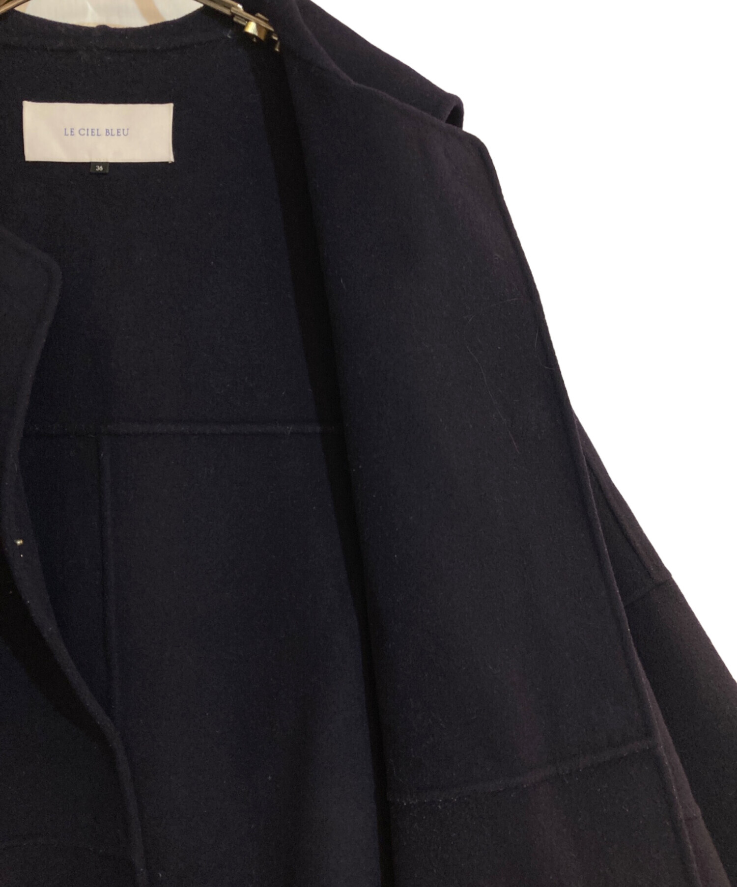 中古・古着通販】LE CIEL BLEU (ルシェルブルー) Hooded Over Coat