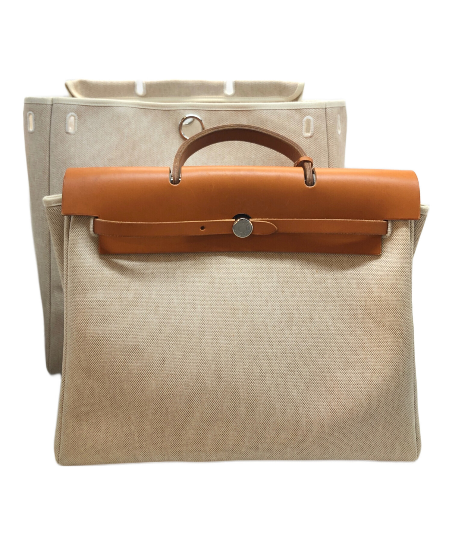 中古・古着通販】HERMES (エルメス) エールバッグMM ベージュ 