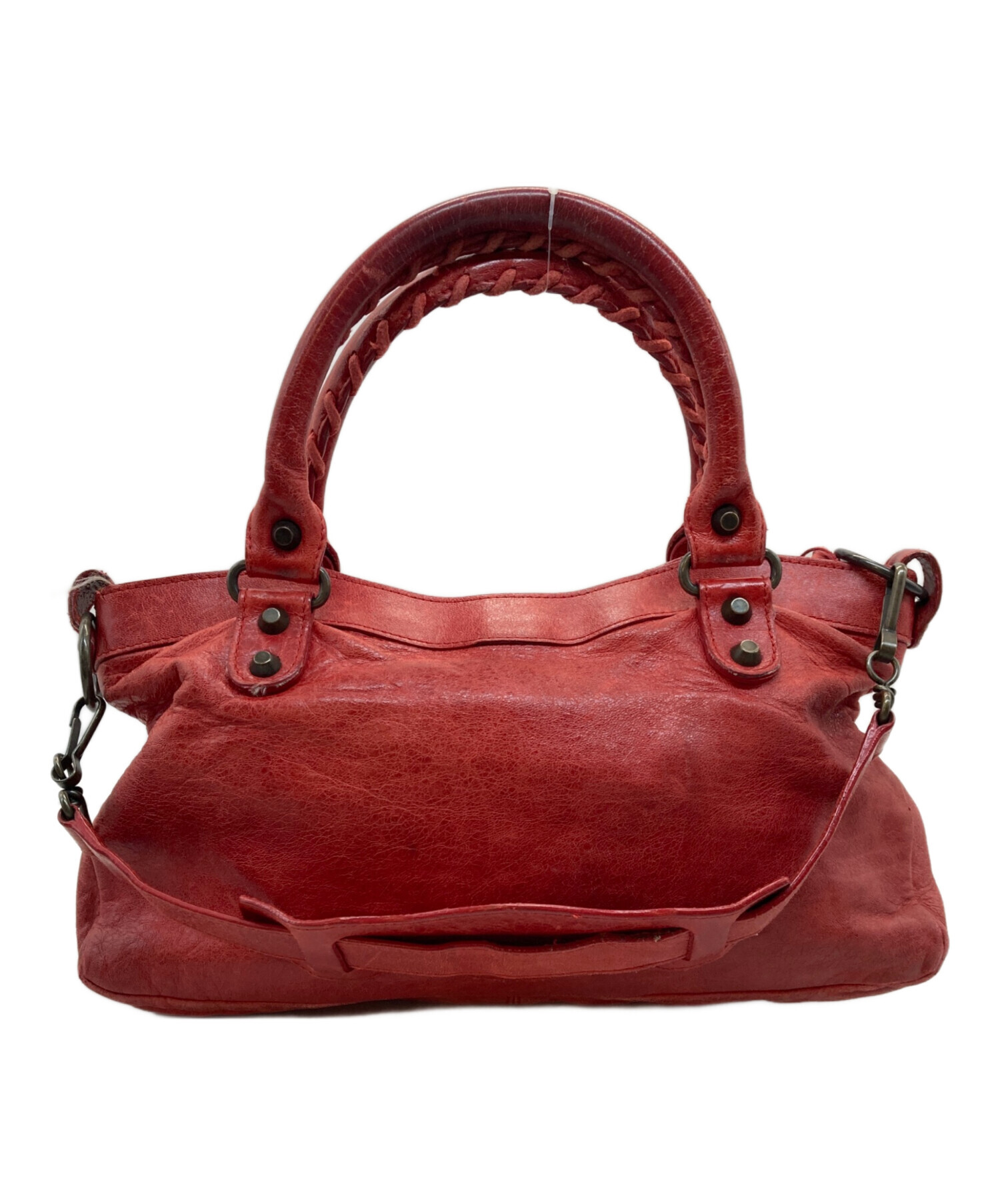 中古・古着通販】BALENCIAGA (バレンシアガ) CITY THE FIRST レッド 