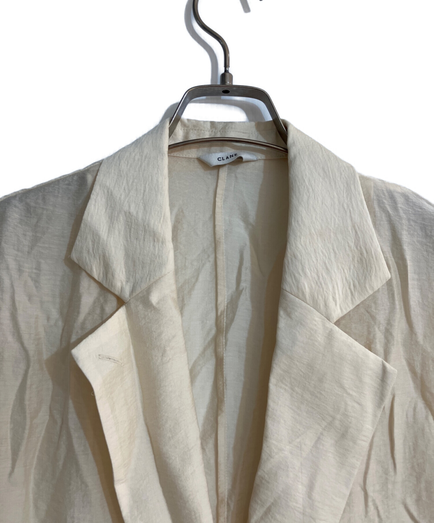 中古・古着通販】CLANE (クラネ) SHEER TAILORED SHIRT/シアー 