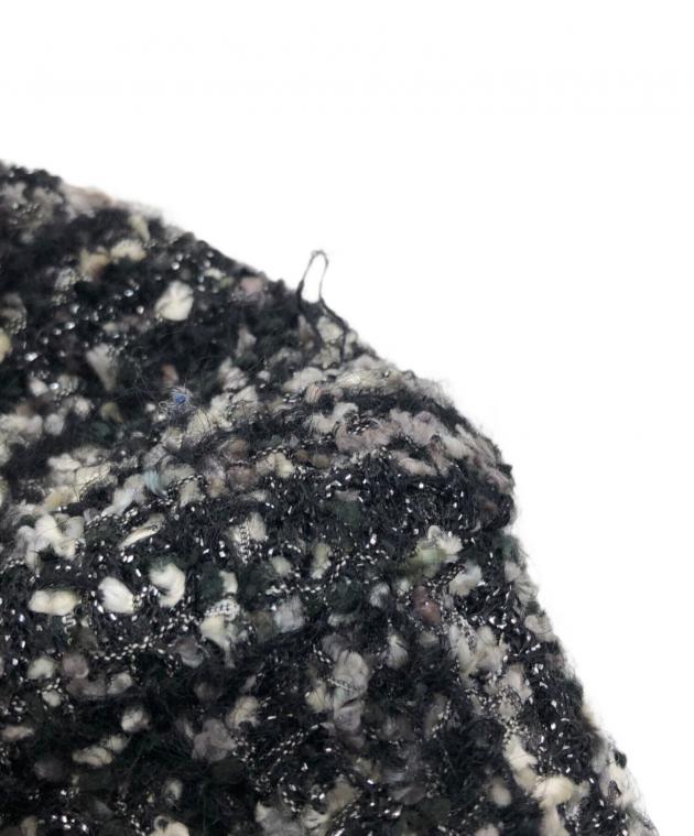 中古・古着通販】LEONARD (レオナール) ツイードジャケット ブラック