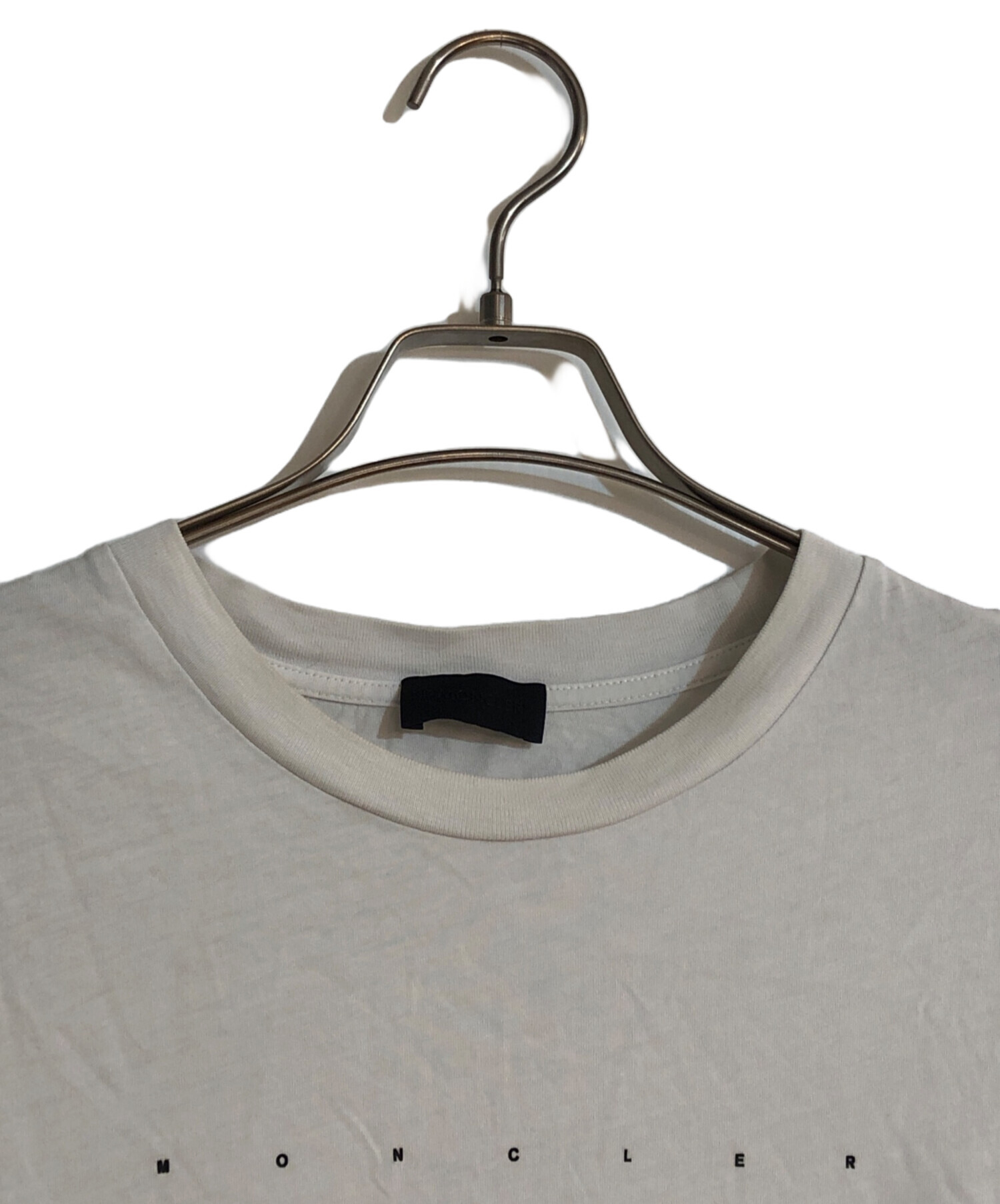 中古・古着通販】MONCLER (モンクレール) シリコンワッペンTシャツ 