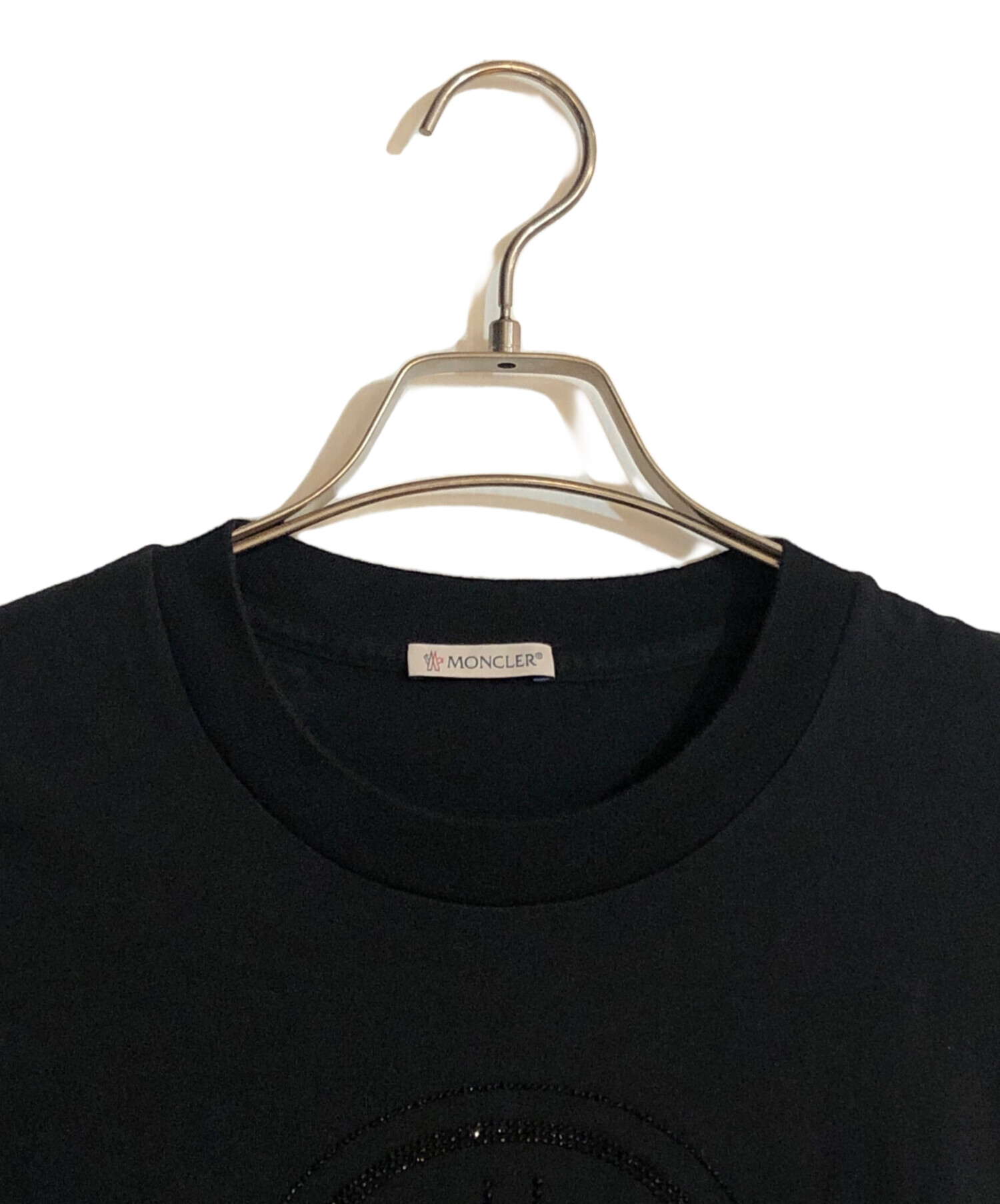 中古・古着通販】MONCLER (モンクレール) ロゴラインストーンデザイン 