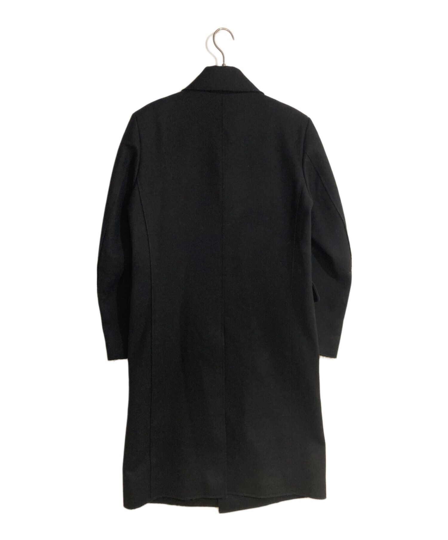 中古・古着通販】DIESEL (ディーゼル) ウールロングコート ブラック 