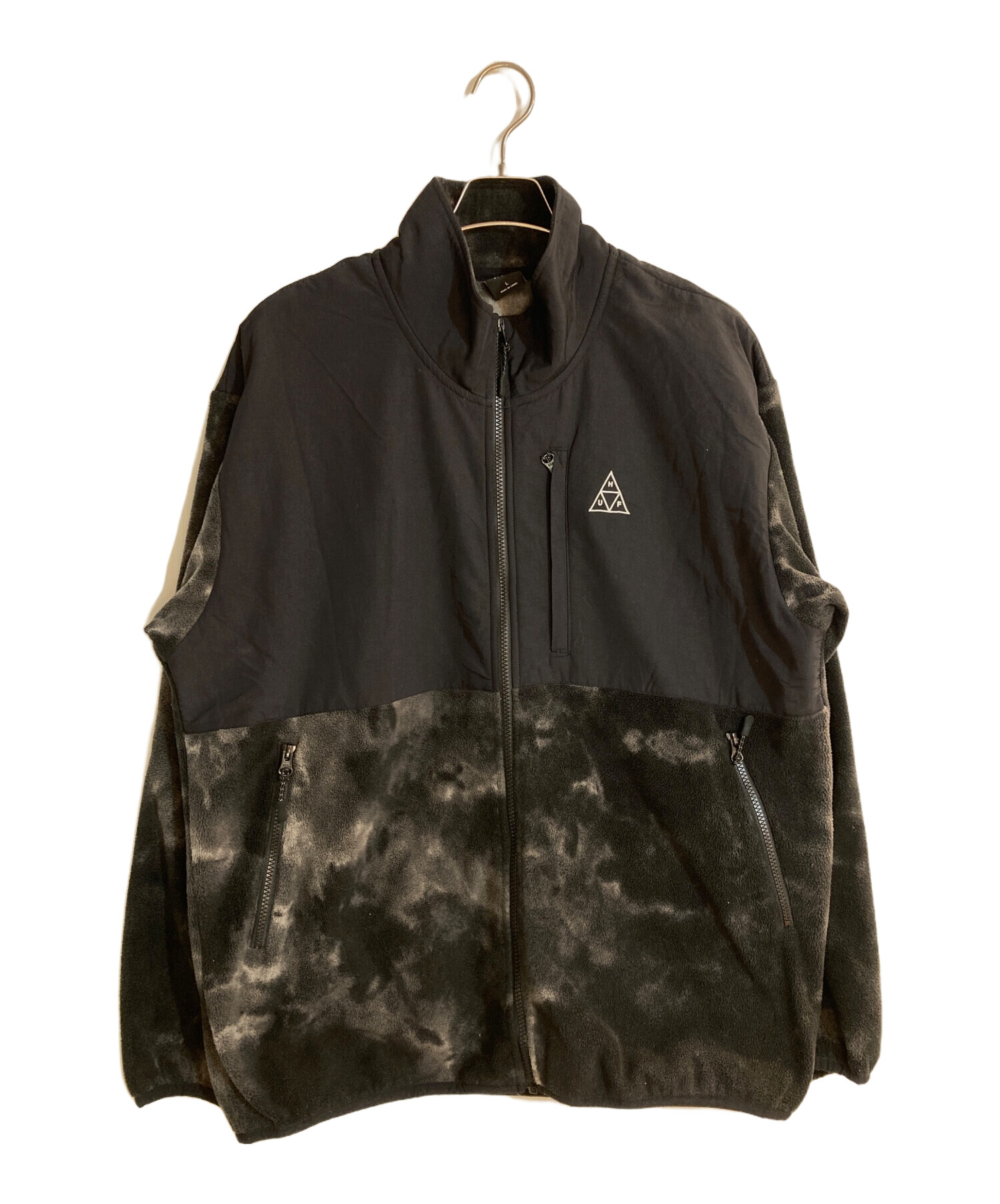 中古・古着通販】HUF (ハフ) POLARYS JACKET グレー サイズ:L 