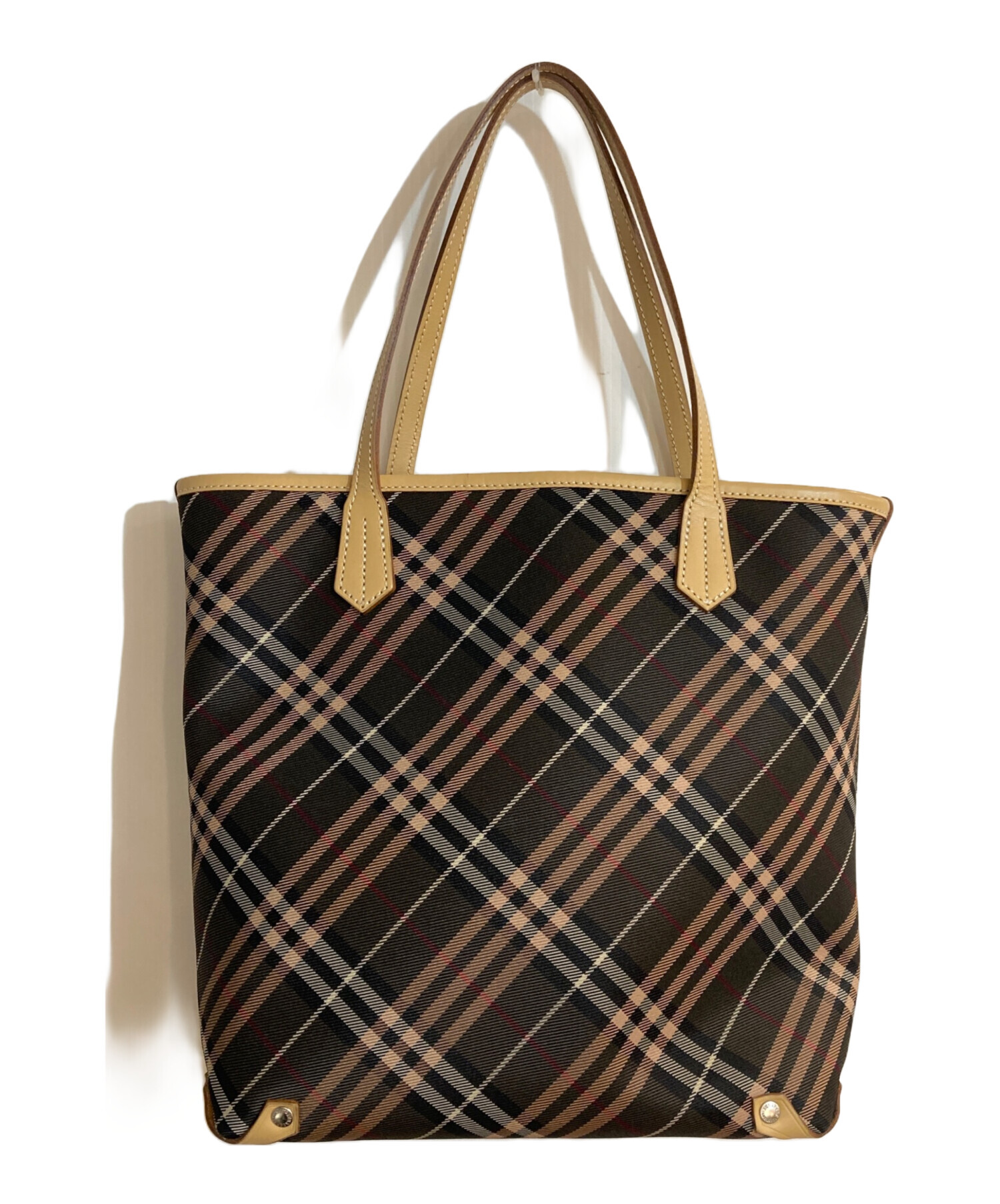 M*！様 Burberry✨バーバリー ノバチェック トートバッグ チャーム付 販促品製作 バーバリーロンドン トートバッグ ハンドバッグ ノバ