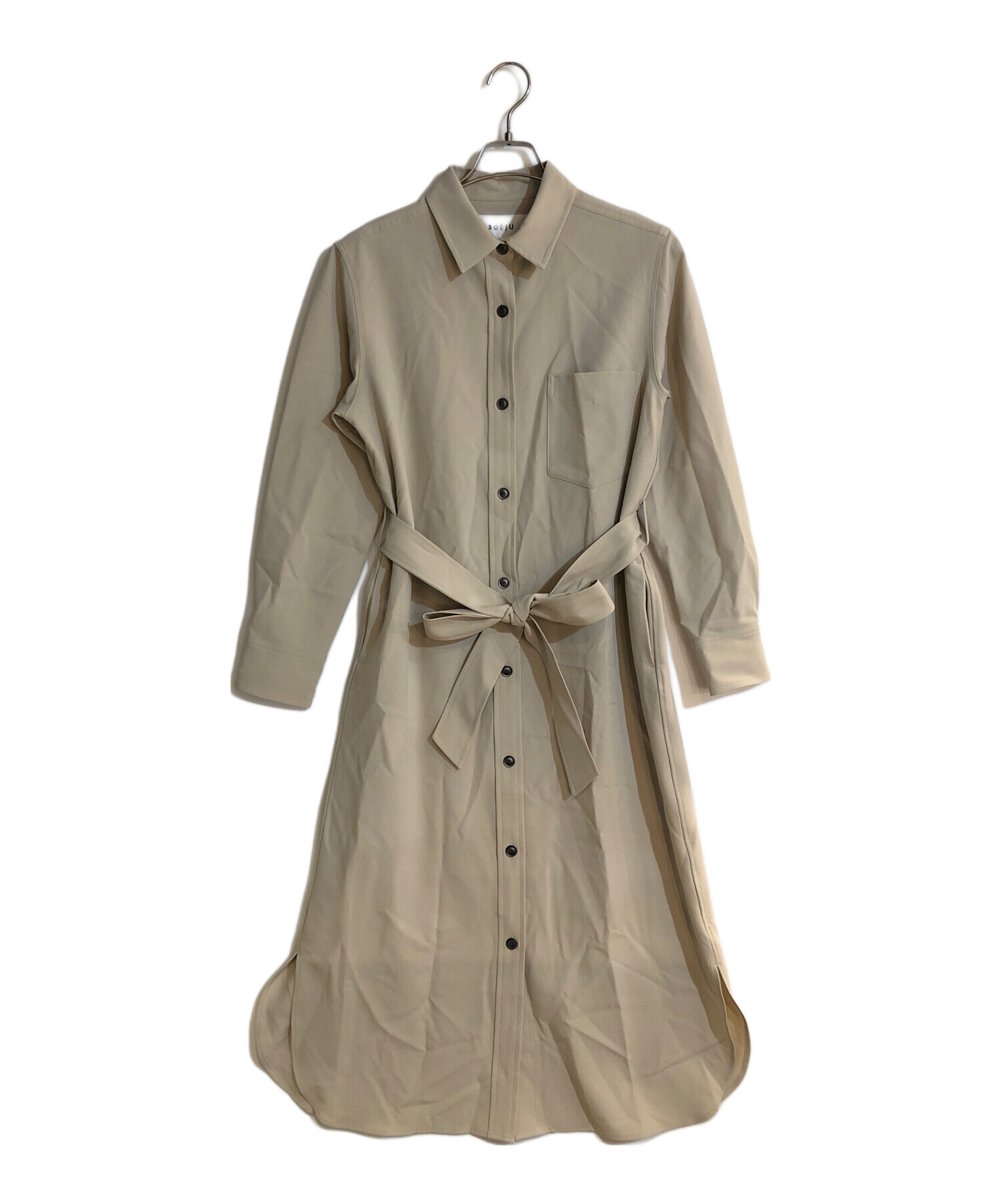 中古・古着通販】SOEJU (ソージュ) ソフトオックスシャツワンピース