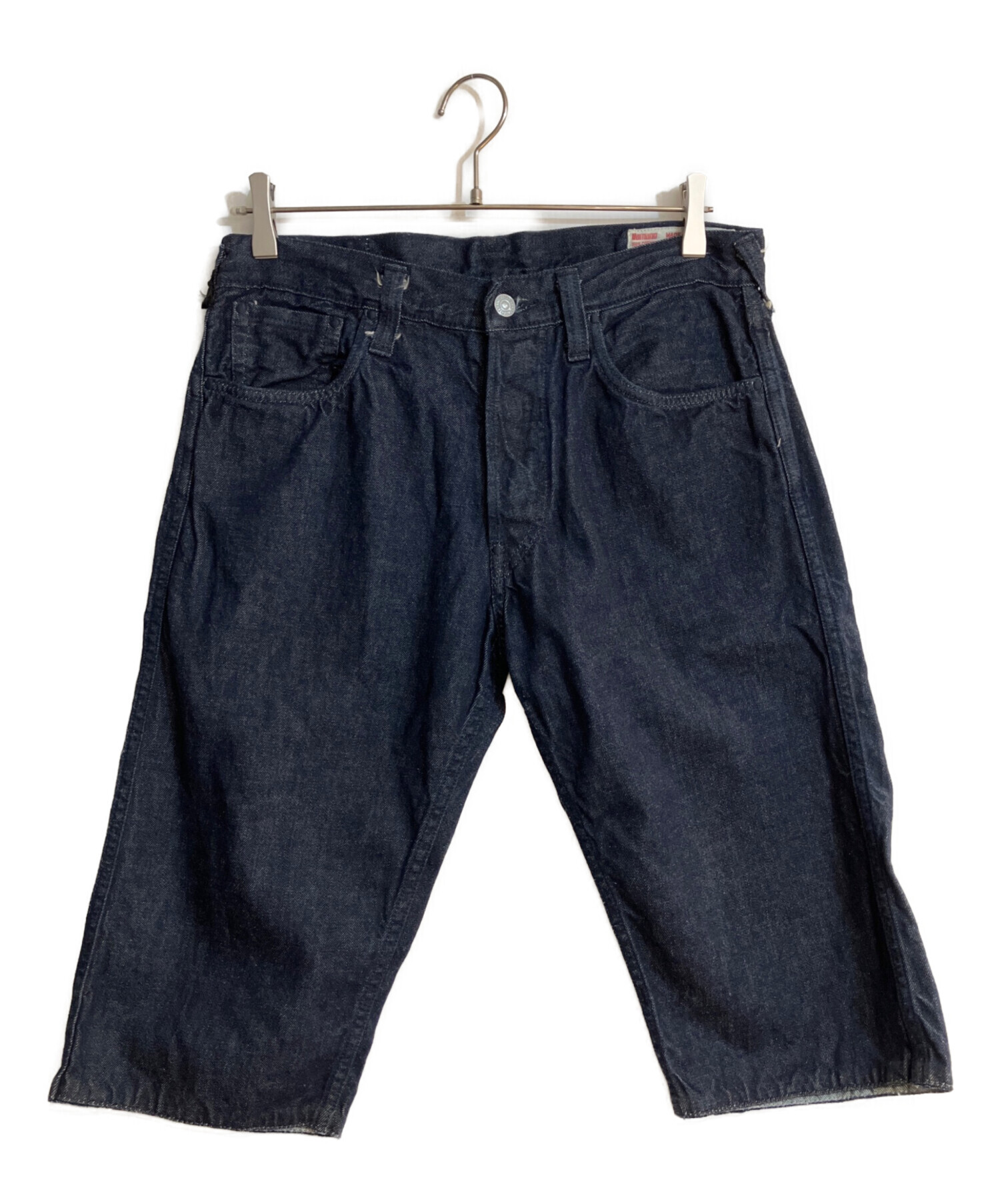 正規品 evisu エヴィス ハーフパンツ デニム W32 濃紺 カモメ 中古・古着通販】Evisu Jeans (エヴィスジーンズ) カモメデニムハーフ