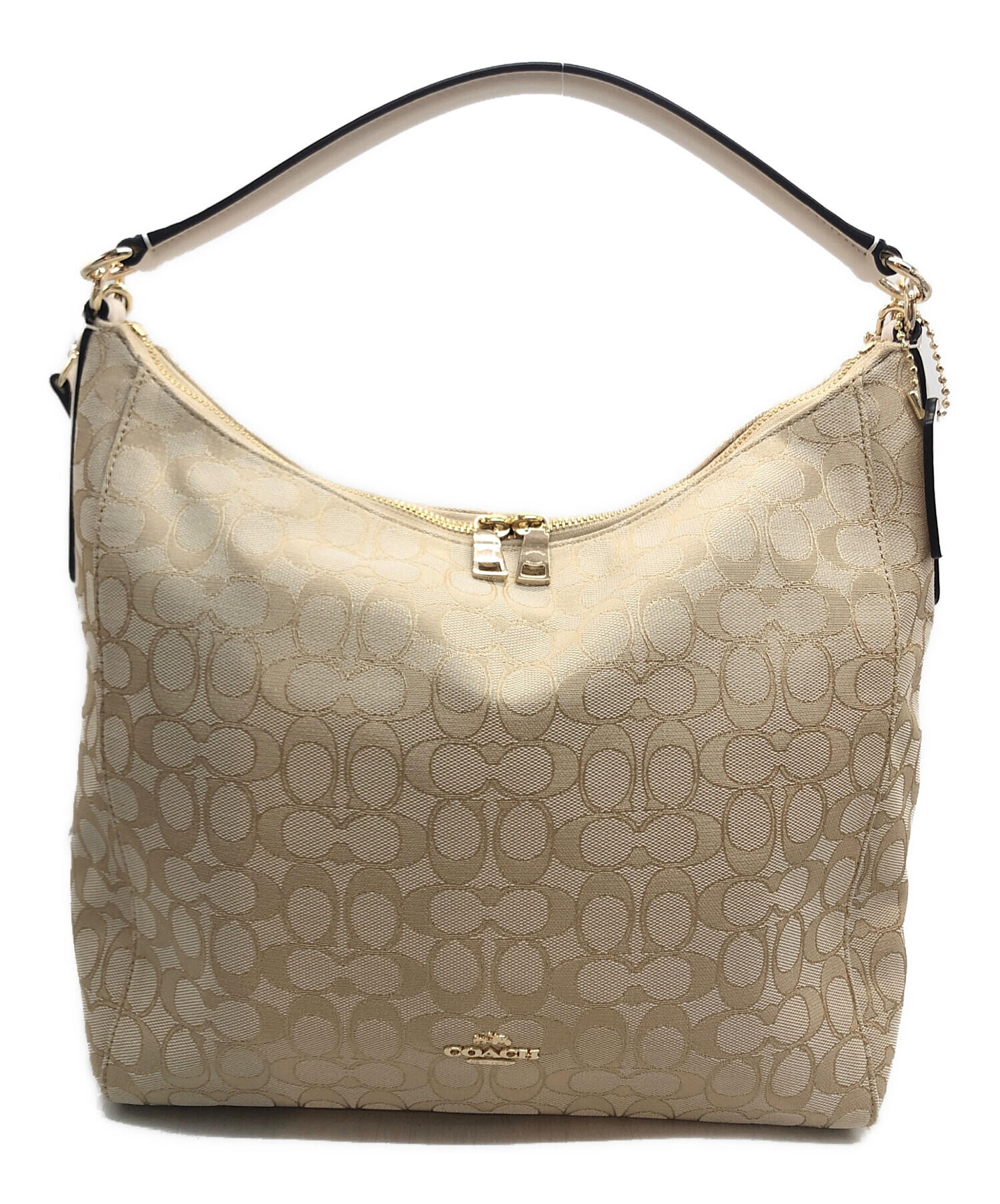 中古・古着通販】COACH (コーチ) 2WAYショルダーバッグ ベージュ