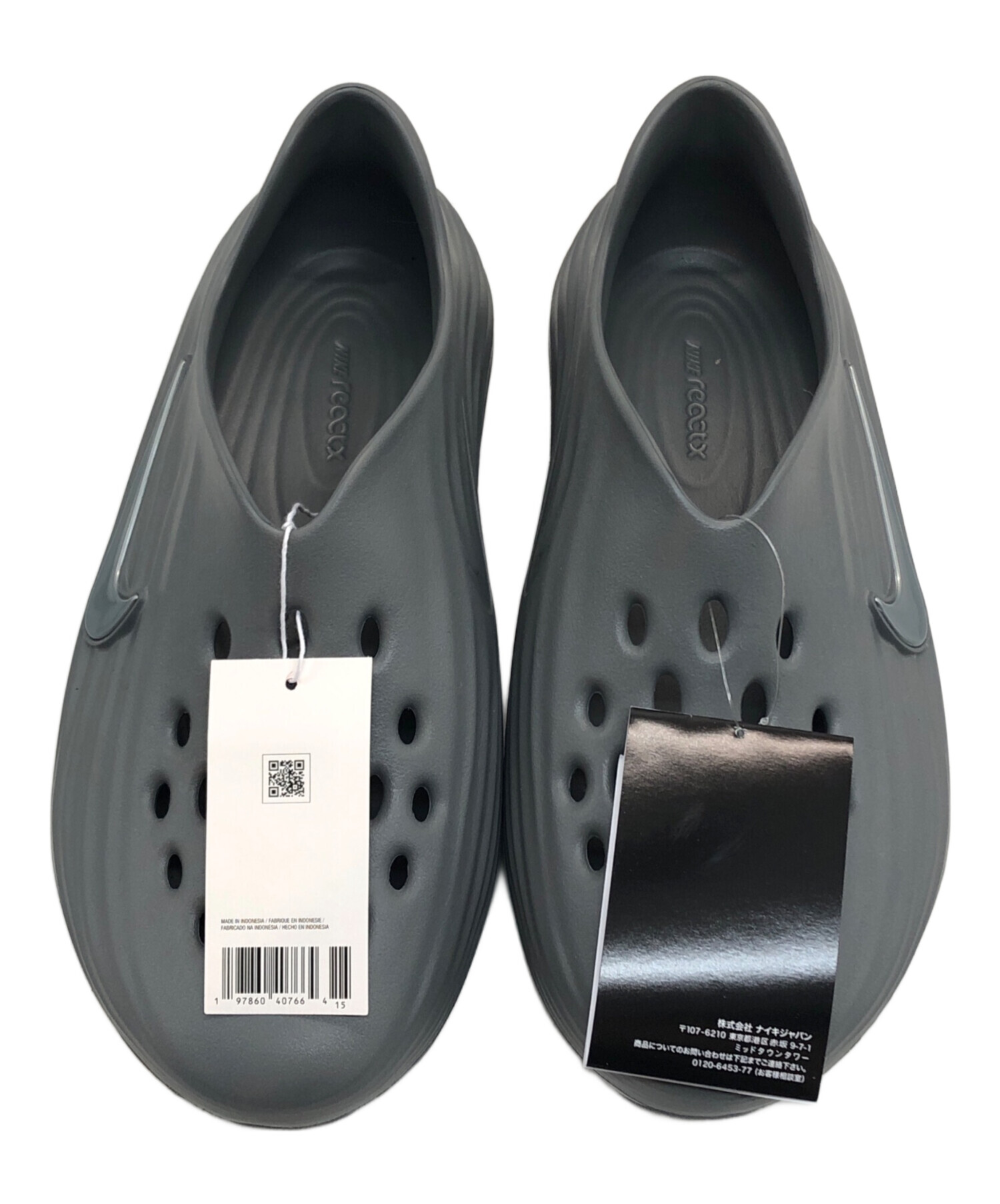 中古・古着通販】NIKE (ナイキ) リジュビネイト グレー サイズ:27cm 未 