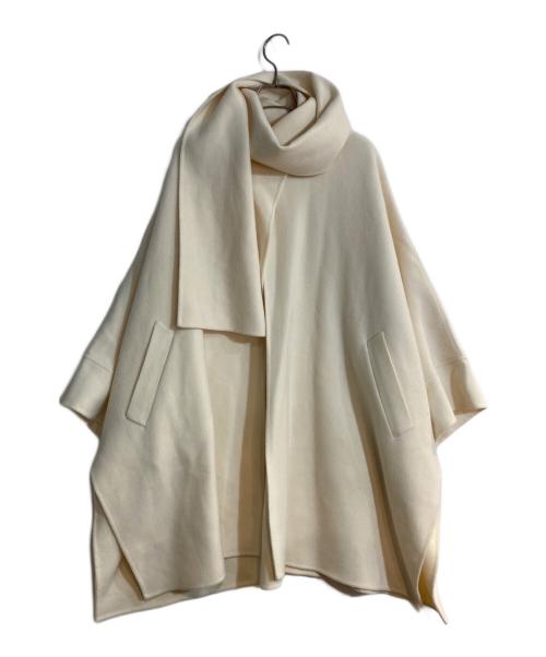 スタニングルアー ストールポンチョコート ウール ロングコート サイズ0 黒 STUNNING LURE(スタニングルアー)｜ストールポンチョコート