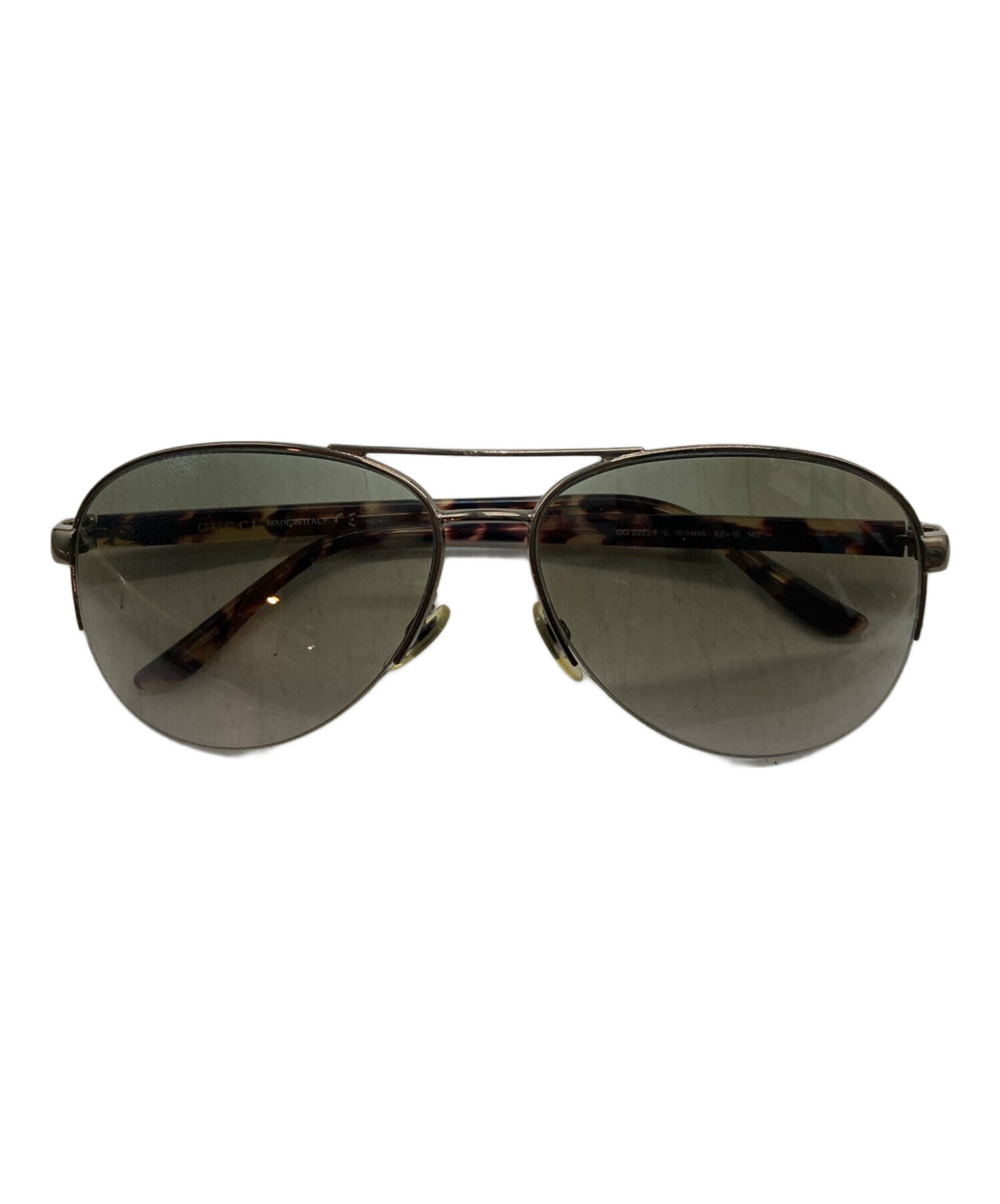 中古・古着通販】GUCCI (グッチ) サングラス ブラウン サイズ:62□15