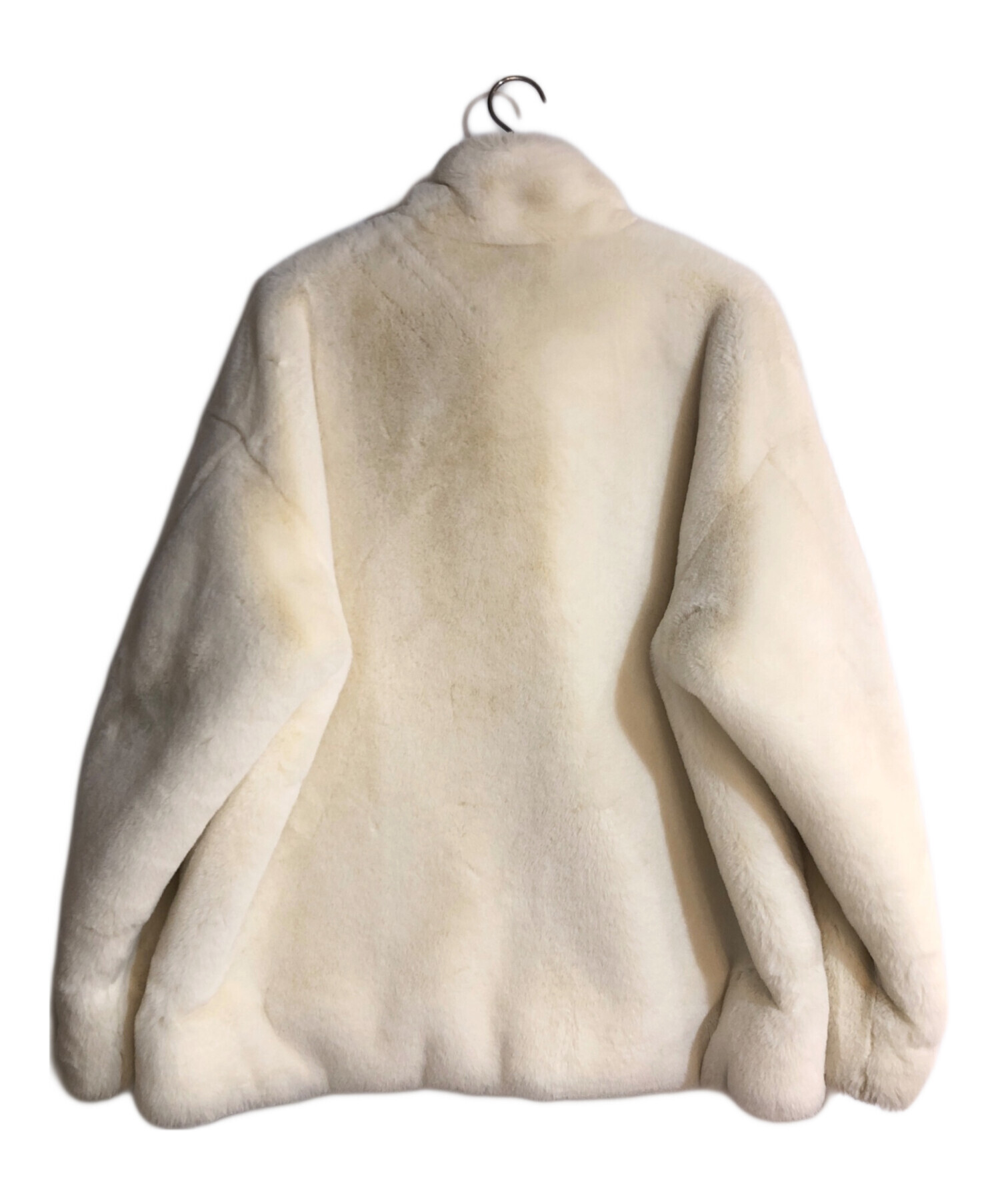 中古・古着通販】CULLNI (クルニ) ECO Fur Front Zip Blouson ホワイト 