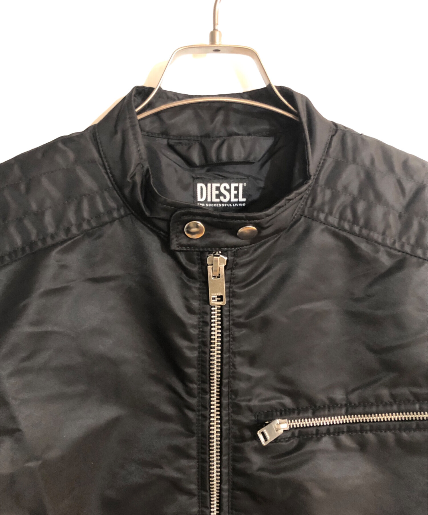 中古・古着通販】DIESEL (ディーゼル) J-GLORY JACKET ブラック サイズ