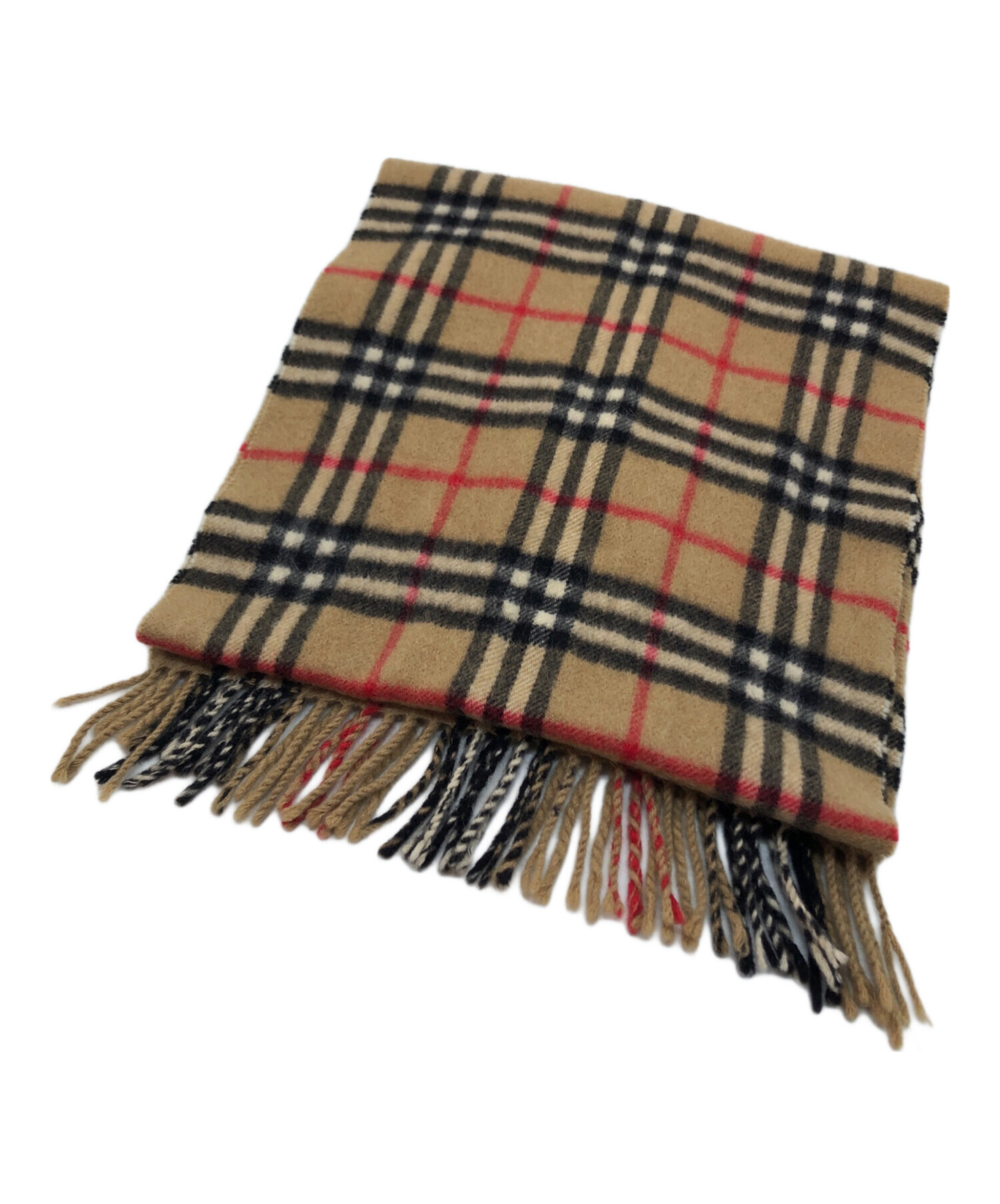 【未使用に近い】　Burberry's　バーバリーズ　マフラー　ノバチェック 中古・古着通販】Burberry's (バーバリーズ) ノバチェックカシミヤ