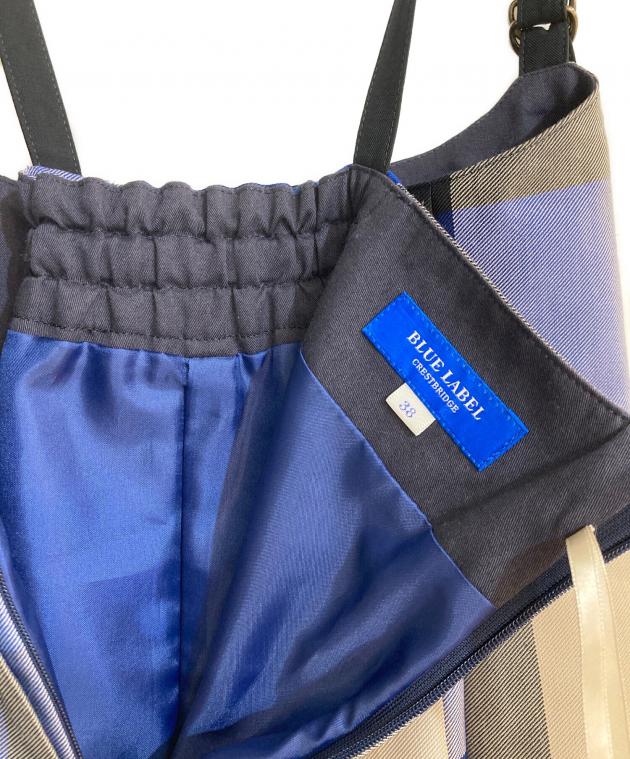 極美品✨BLUE LABEL CRESTBRIDGE　キャミワンピース　38 中古・古着通販】BLUE LABEL CRESTBRIDGE (ブルーレーベルクレスト