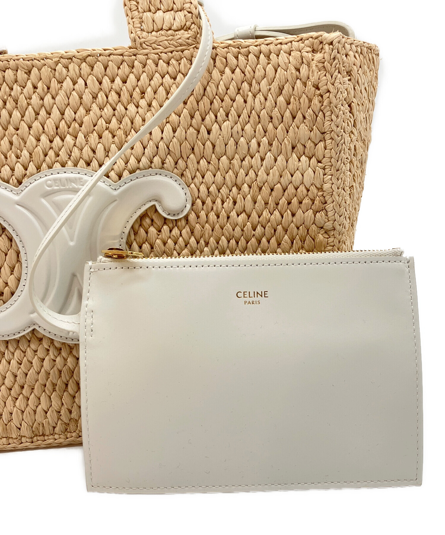 中古・古着通販】CELINE (セリーヌ) スモール カバ タイス / ラフィア