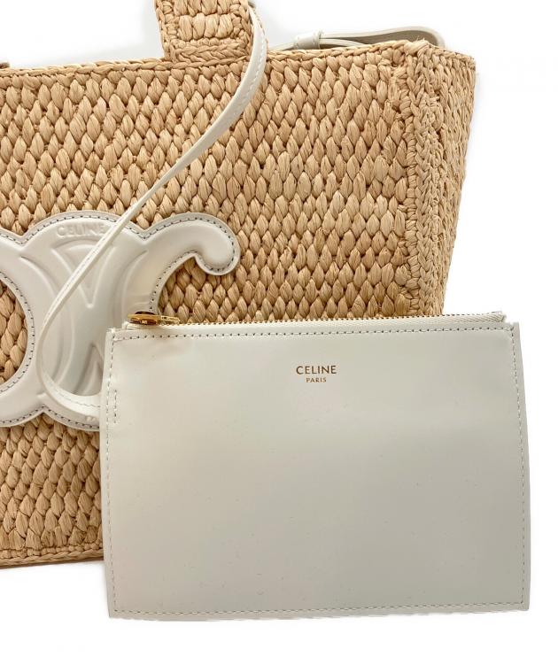 中古・古着通販】CELINE (セリーヌ) スモール カバ タイス / ラフィア