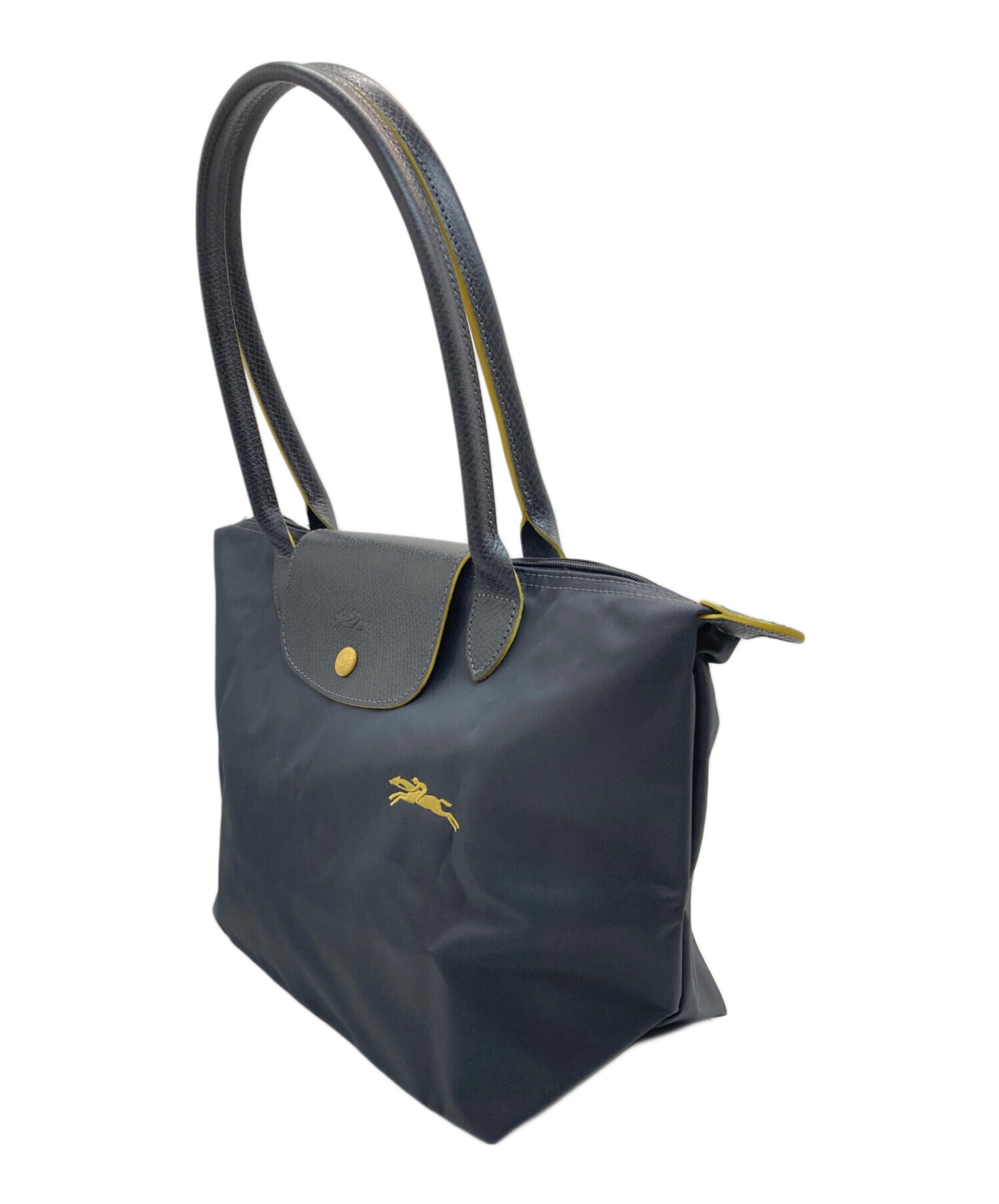 中古・古着通販】LONGCHAMP (ロンシャン) ルプリアージュ グレー 