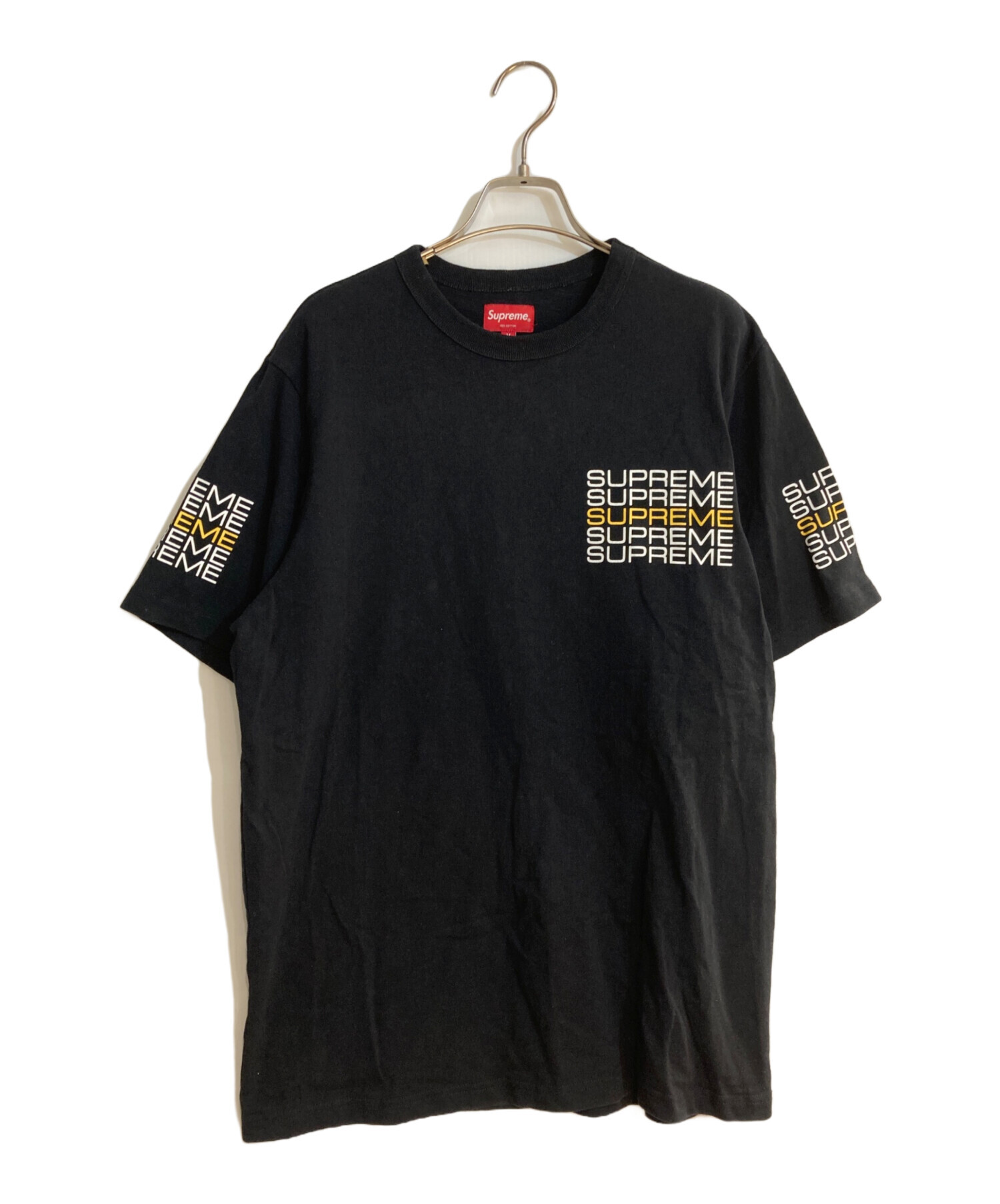 中古・古着通販】Supreme (シュプリーム) STACK LOGO TEE ブラック 