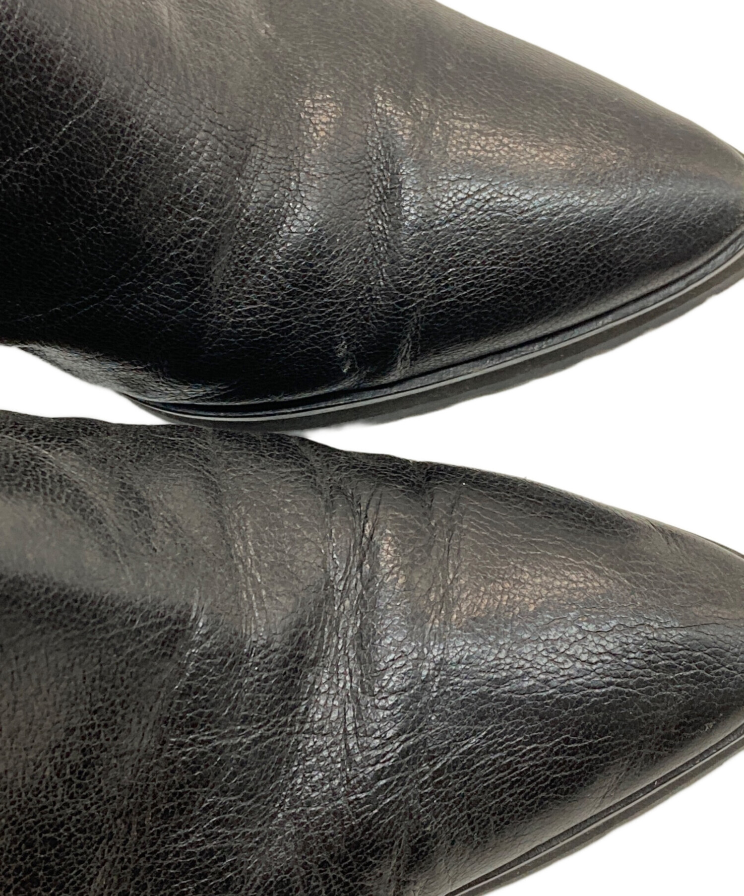 中古・古着通販】MANA (マナ) チャンキーヒールショートブーツ