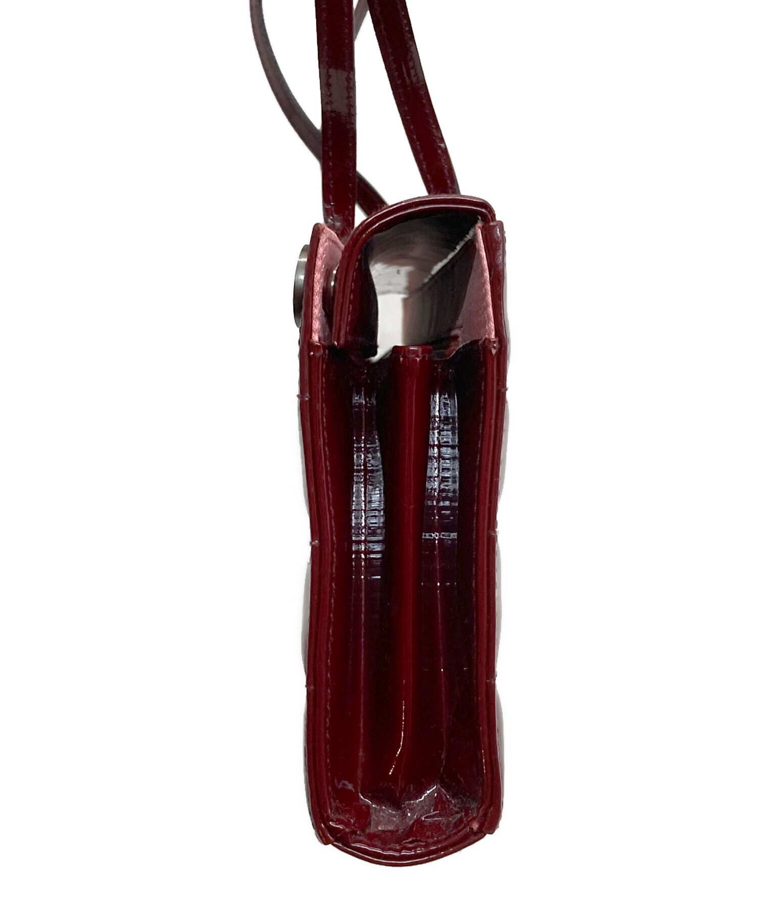 中古・古着通販】CHANEL (シャネル) エナメルバッグ レッド｜ブランド 