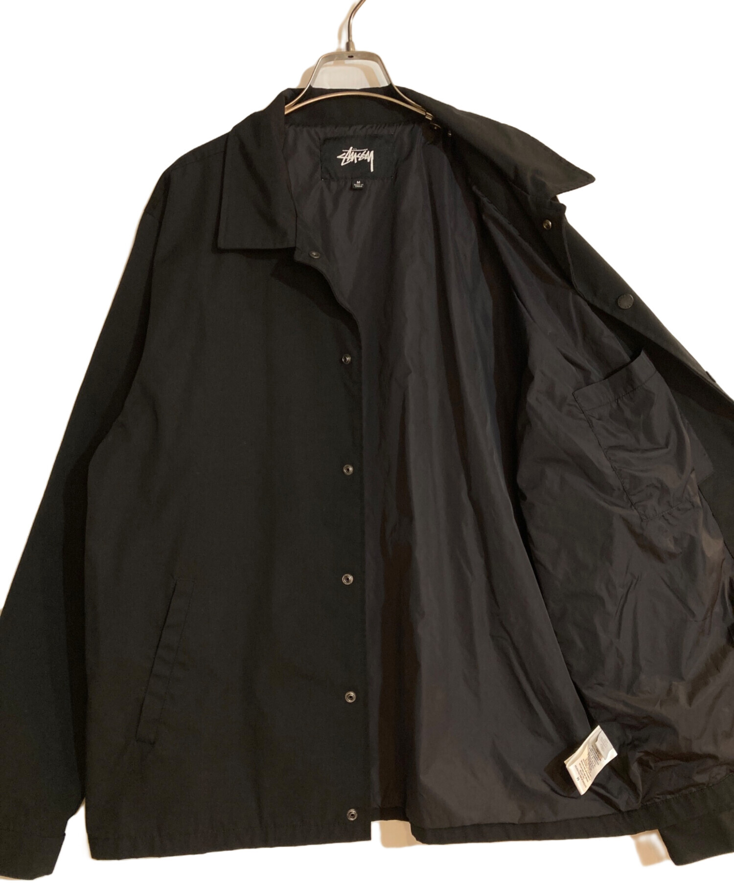 STUSSY CLASSIC バックロゴ　コーチジャケット 中古・古着通販】stussy (ステューシー) Classic Coach Jacket
