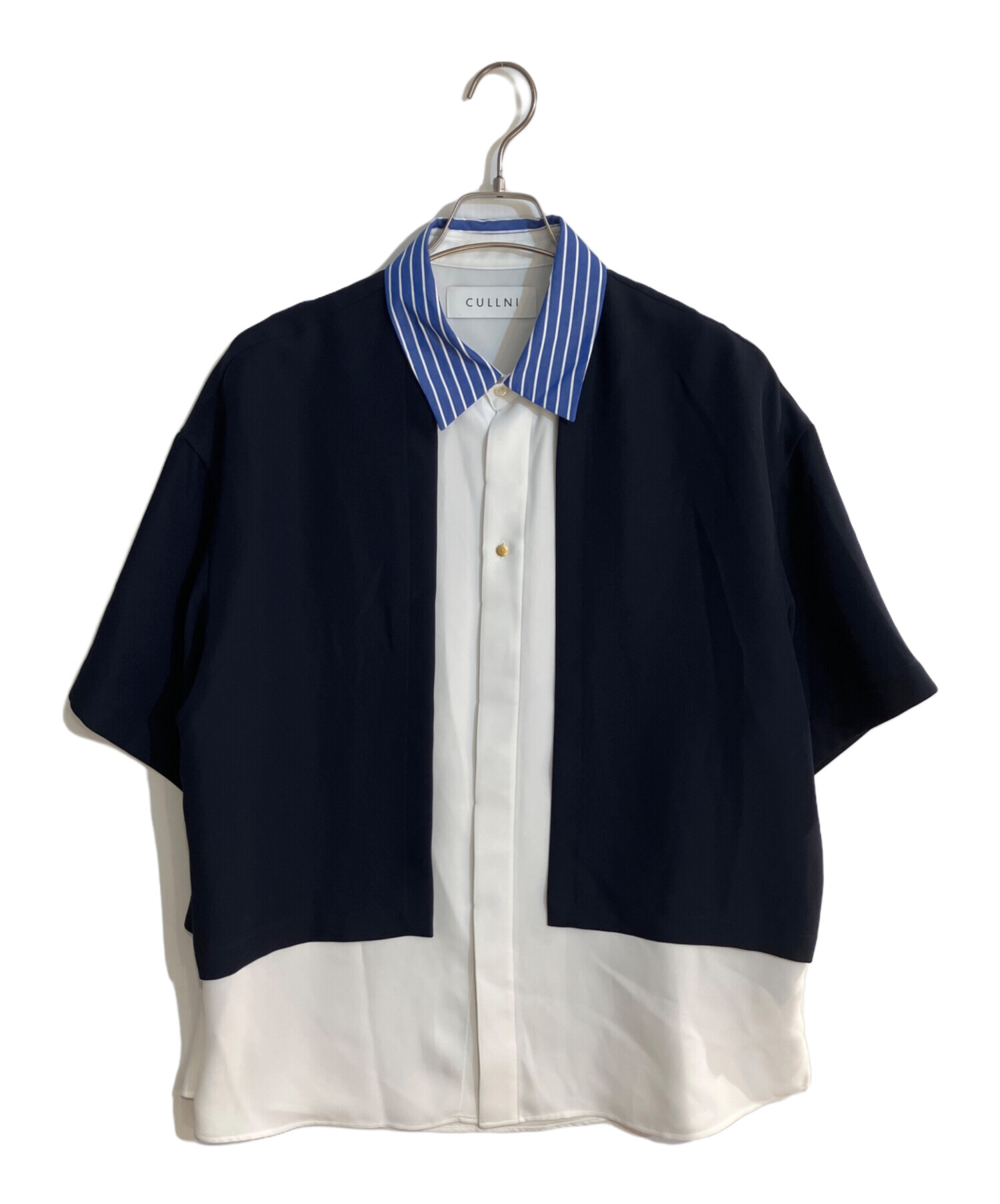 中古・古着通販】CULLNI (クルニ) Color Blocking Layered Front Short