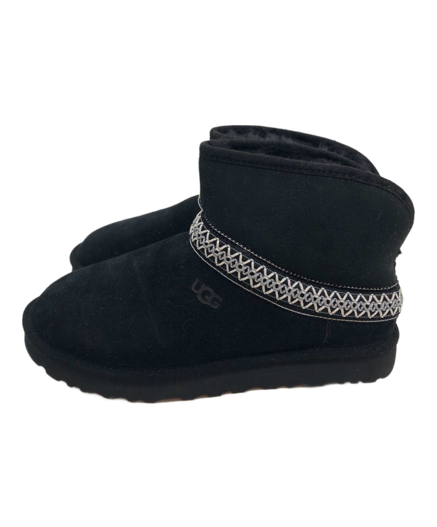 UGG アグ クラシックミニ 2 黒 24センチ UGG（アグ） ムートンブーツ