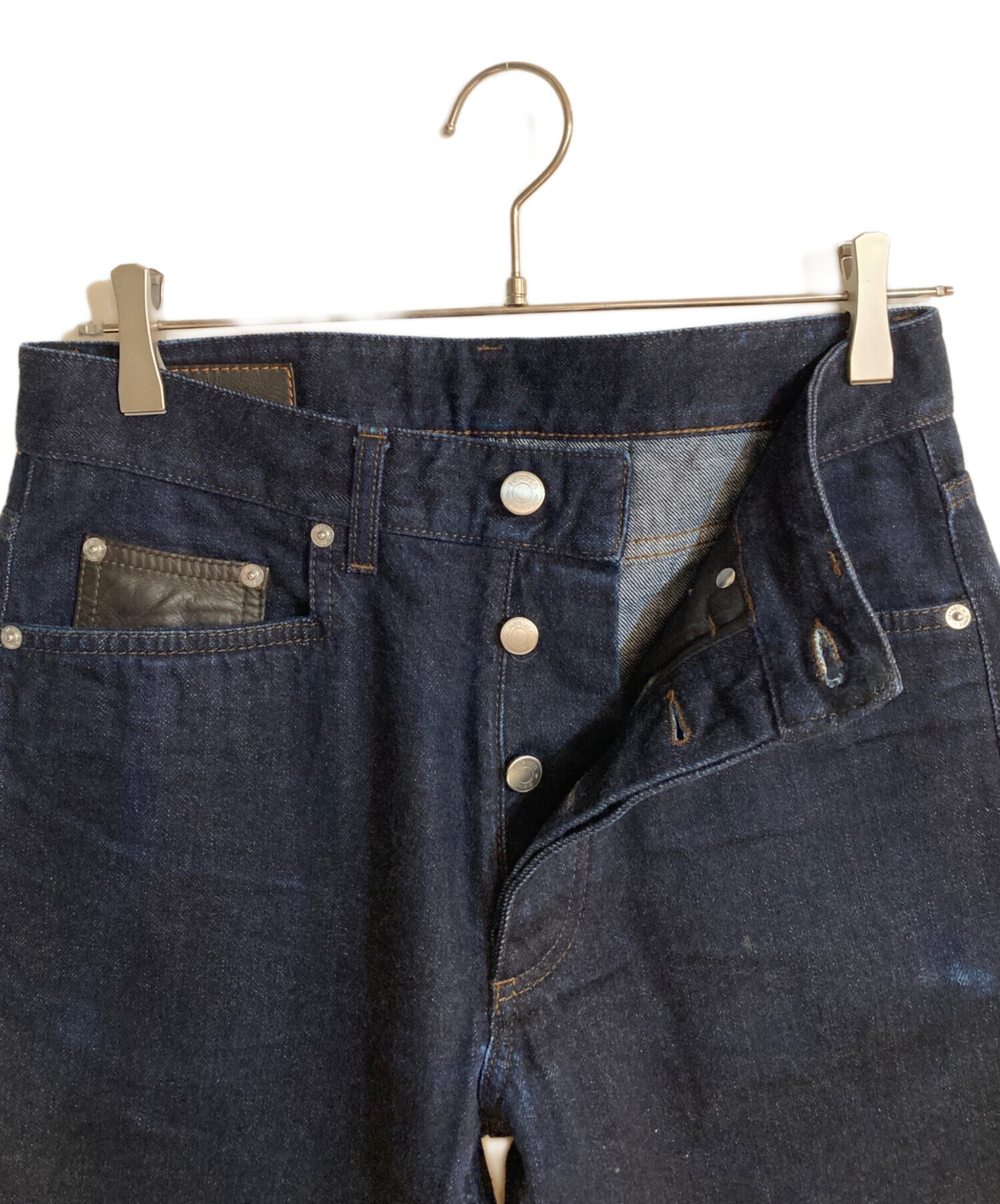 中古・古着通販】HERMES (エルメス) デニムパンツ インディゴ サイズ