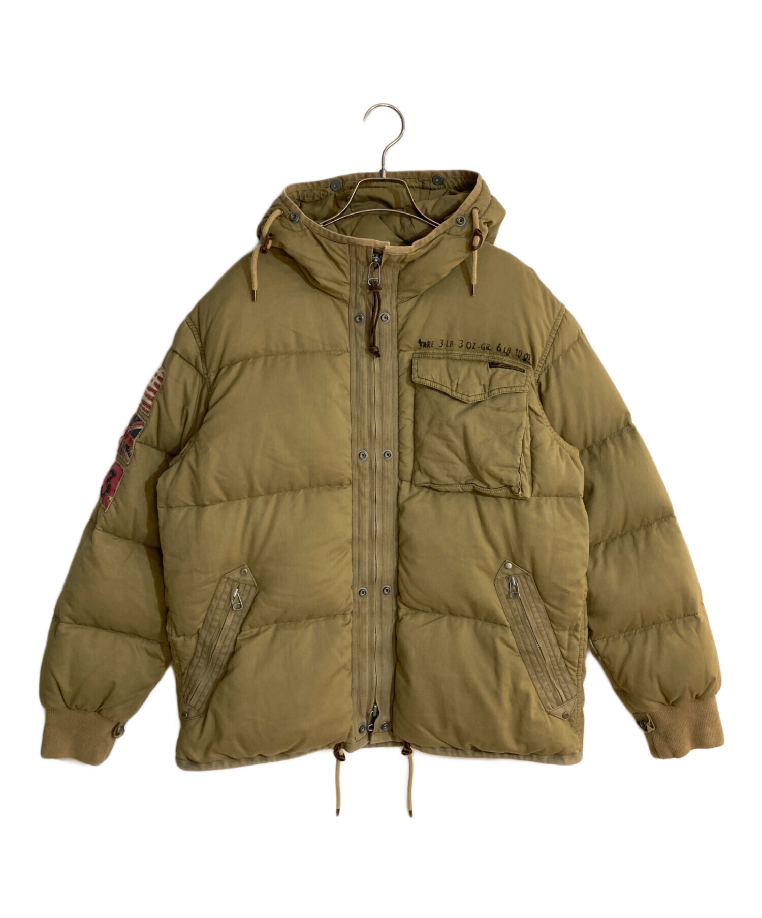 Ralph Lauren ダウンジャケット　フード付き 160 S〜М　ベージュ 中古・古着通販】POLO RALPH LAUREN (ポロ・ラルフローレン) MIL-J