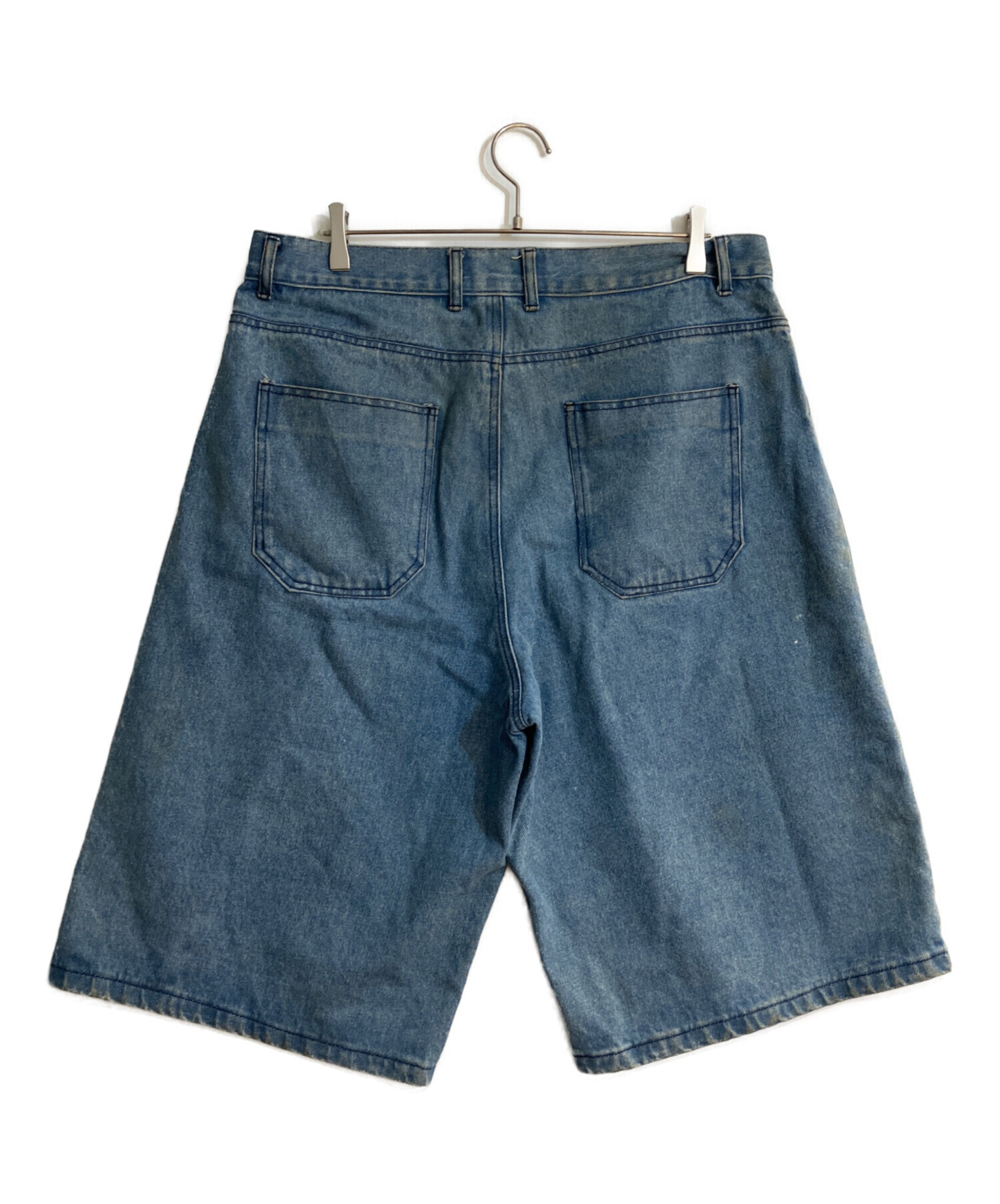yardsale デニムショーツ ハーフパンツ swag y2k archive 中古・古着通販】yardsale (ヤードセール) 蛇刺繍デニムハーフパンツ